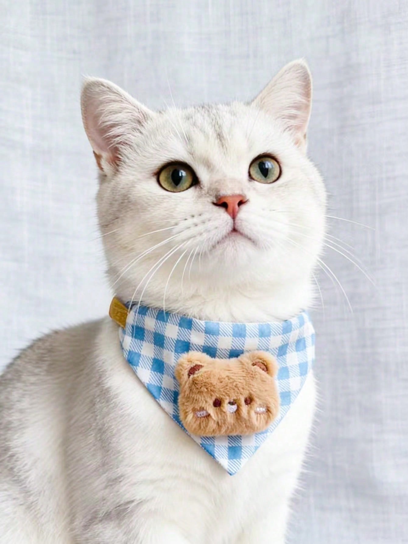 Multicolor polyester triangular pet bandana collar with cartoon design for cats and dogs, used as a cute drooling towel and pet accessory.