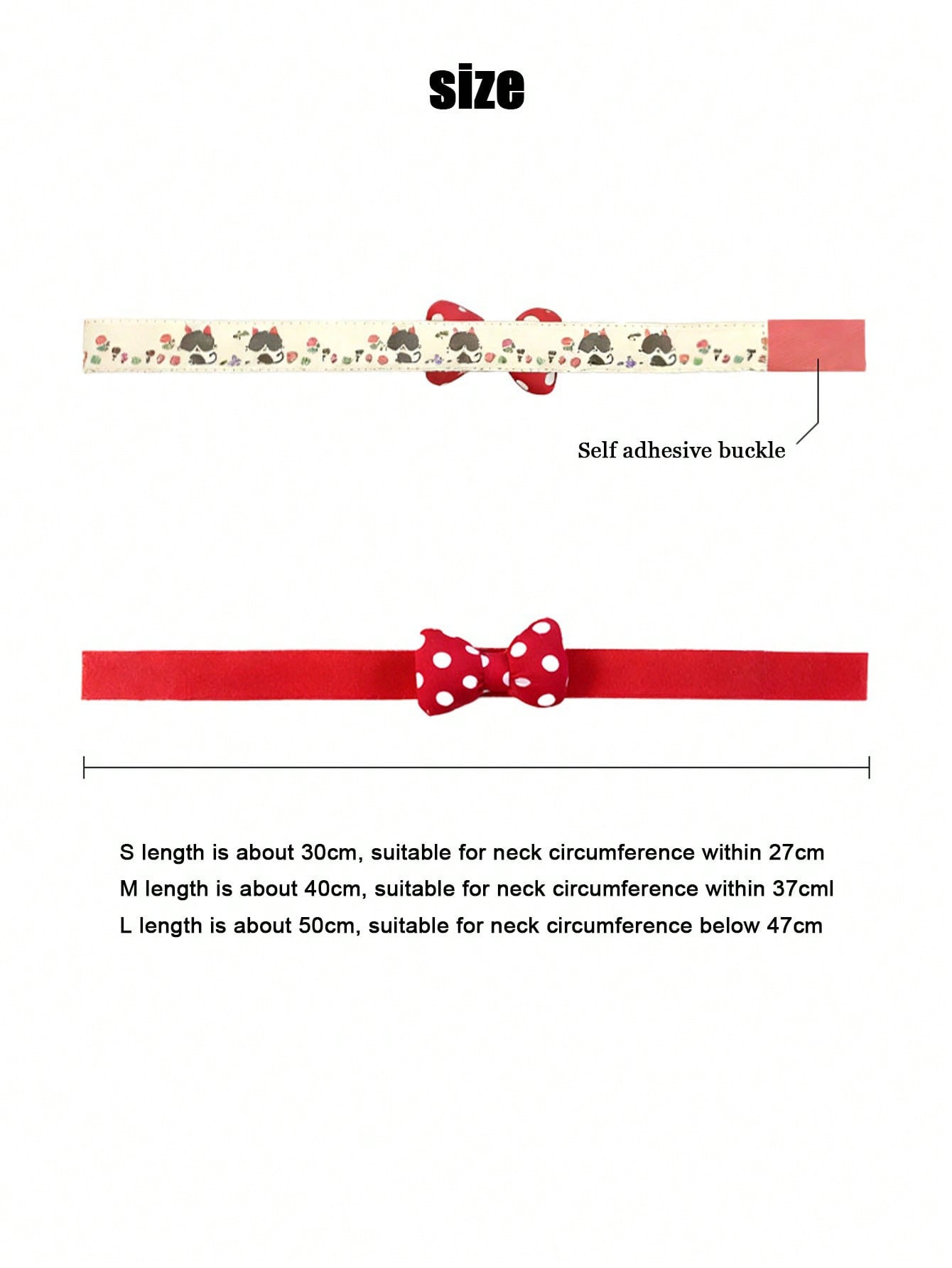Multicolor polyester polka dot pet collar scarf for cats and dogs with festive decorative styling