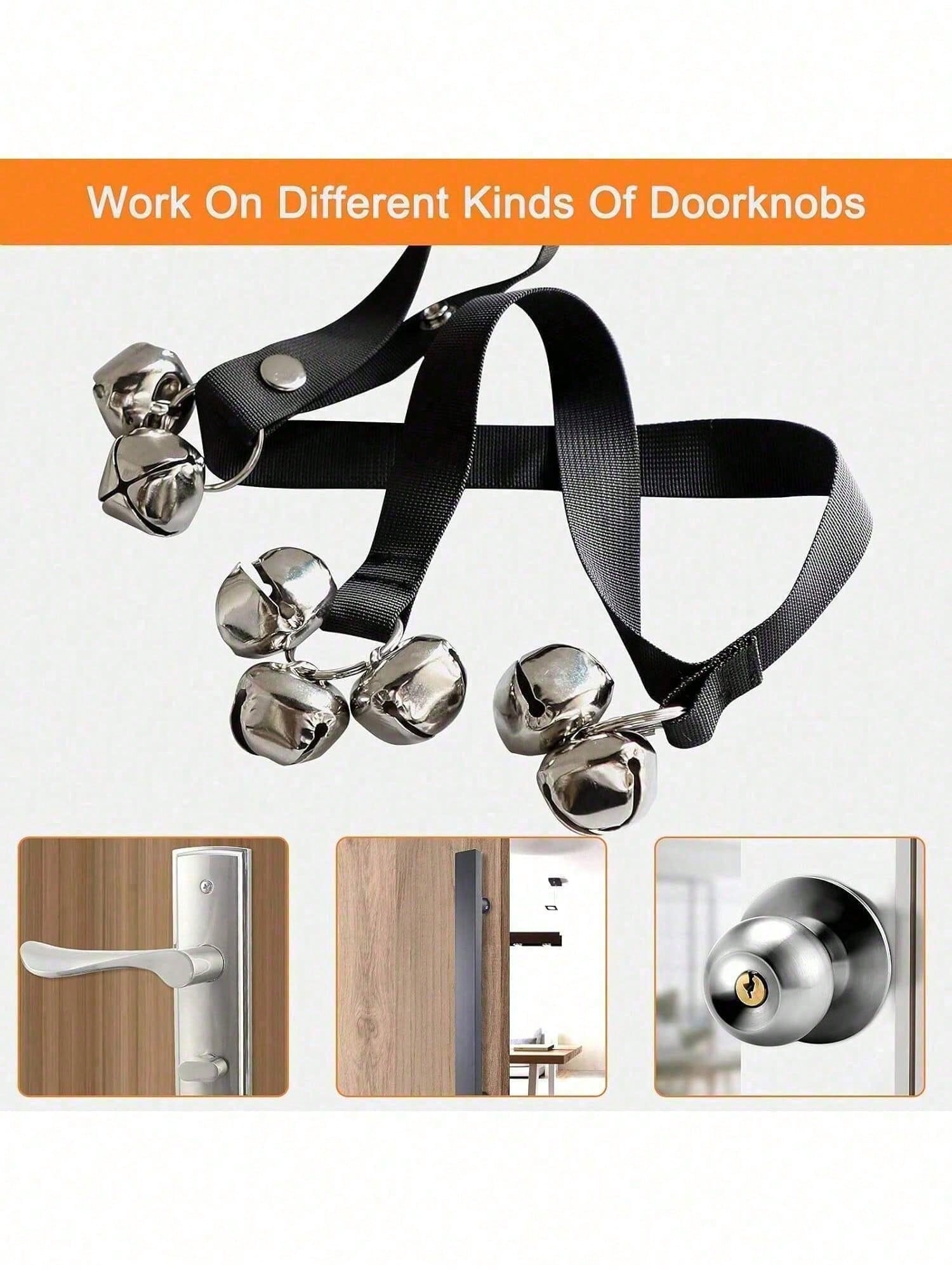 7pcs Extra Large & Loud 1.4" Adjustable Dog Doorbell, Potty Training, Easy To Train Puppies To Ring The Bell