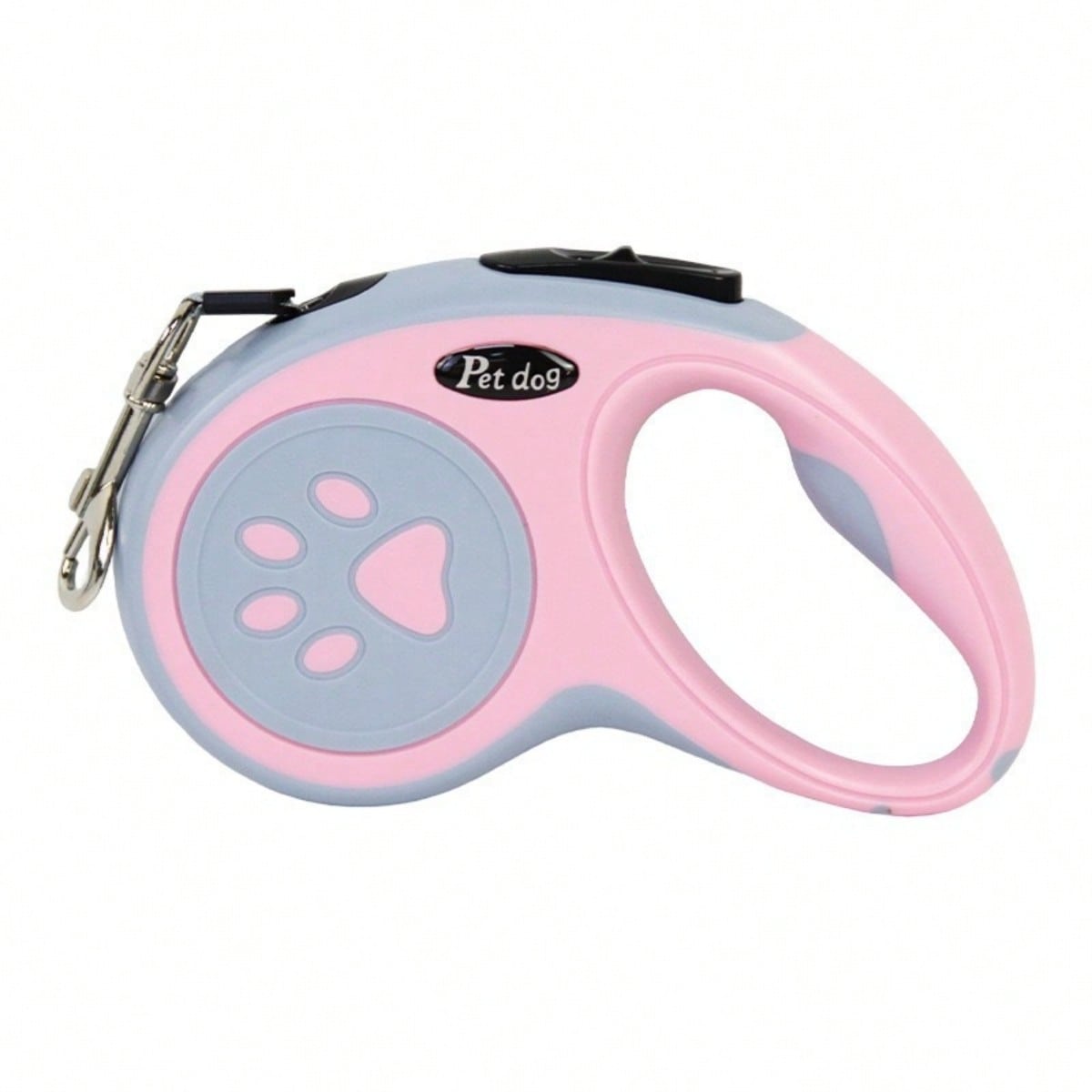 Multicolor polyester retractable adjustable dog leash for walking small and medium dogs