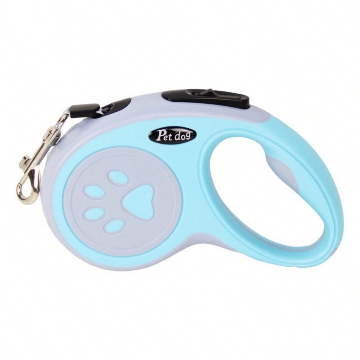 Multicolor polyester retractable adjustable dog leash for walking small and medium dogs