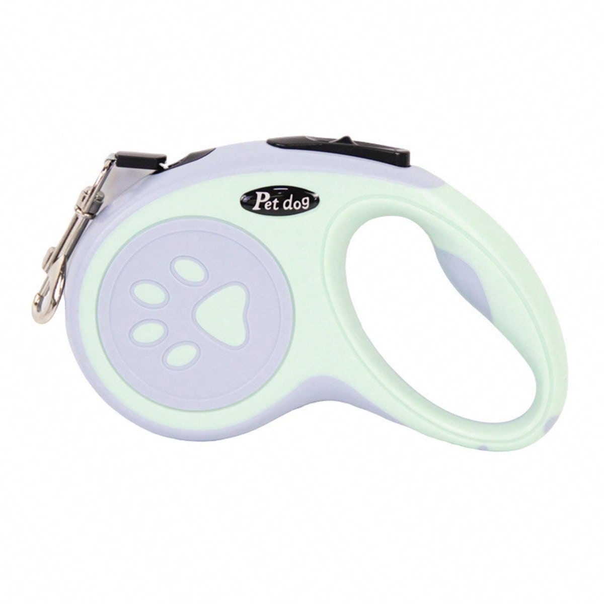Multicolor polyester retractable adjustable dog leash for walking small and medium dogs