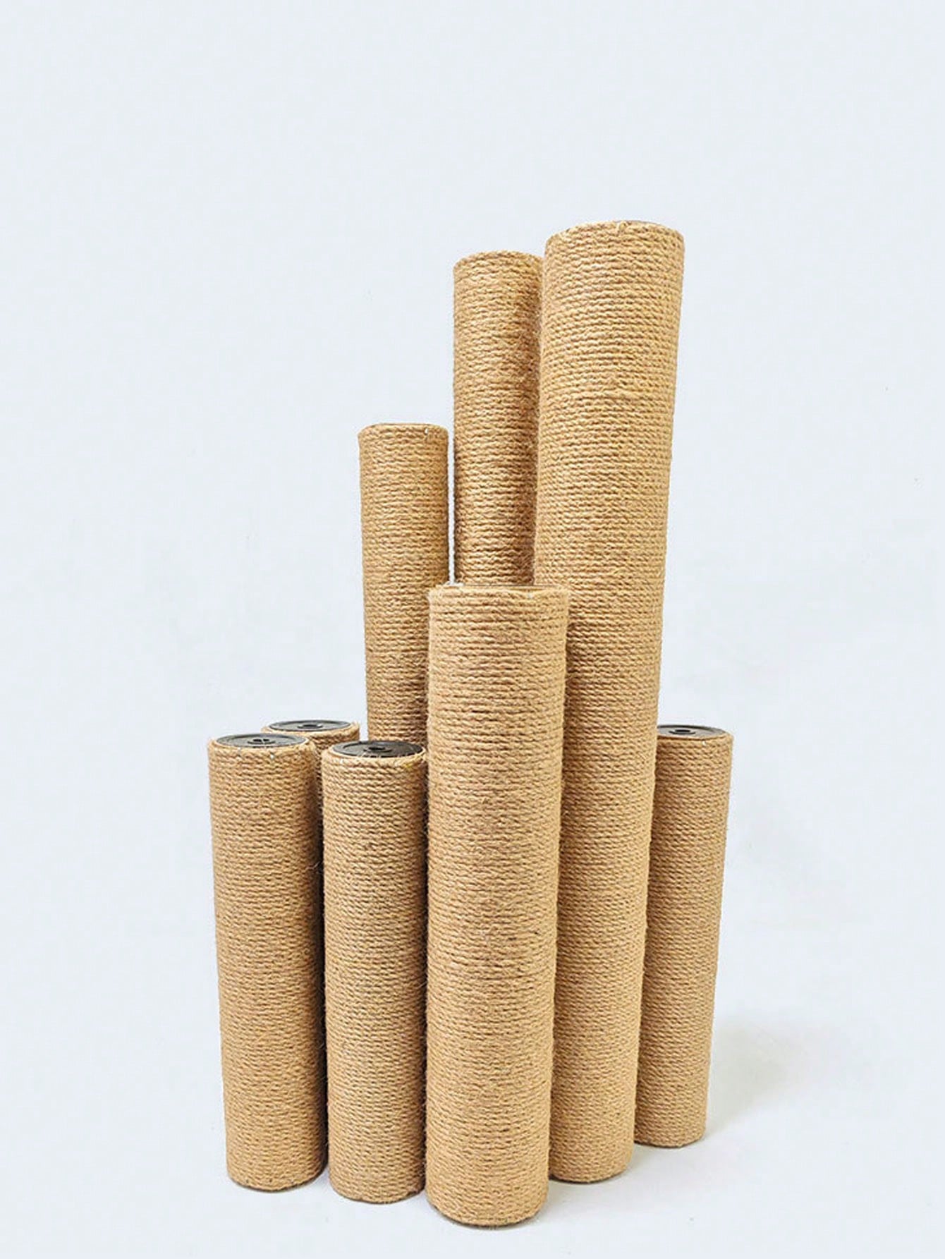 A 6cm diameter replacement sisal scratching post refill for DIY cat tree and climbing pole.