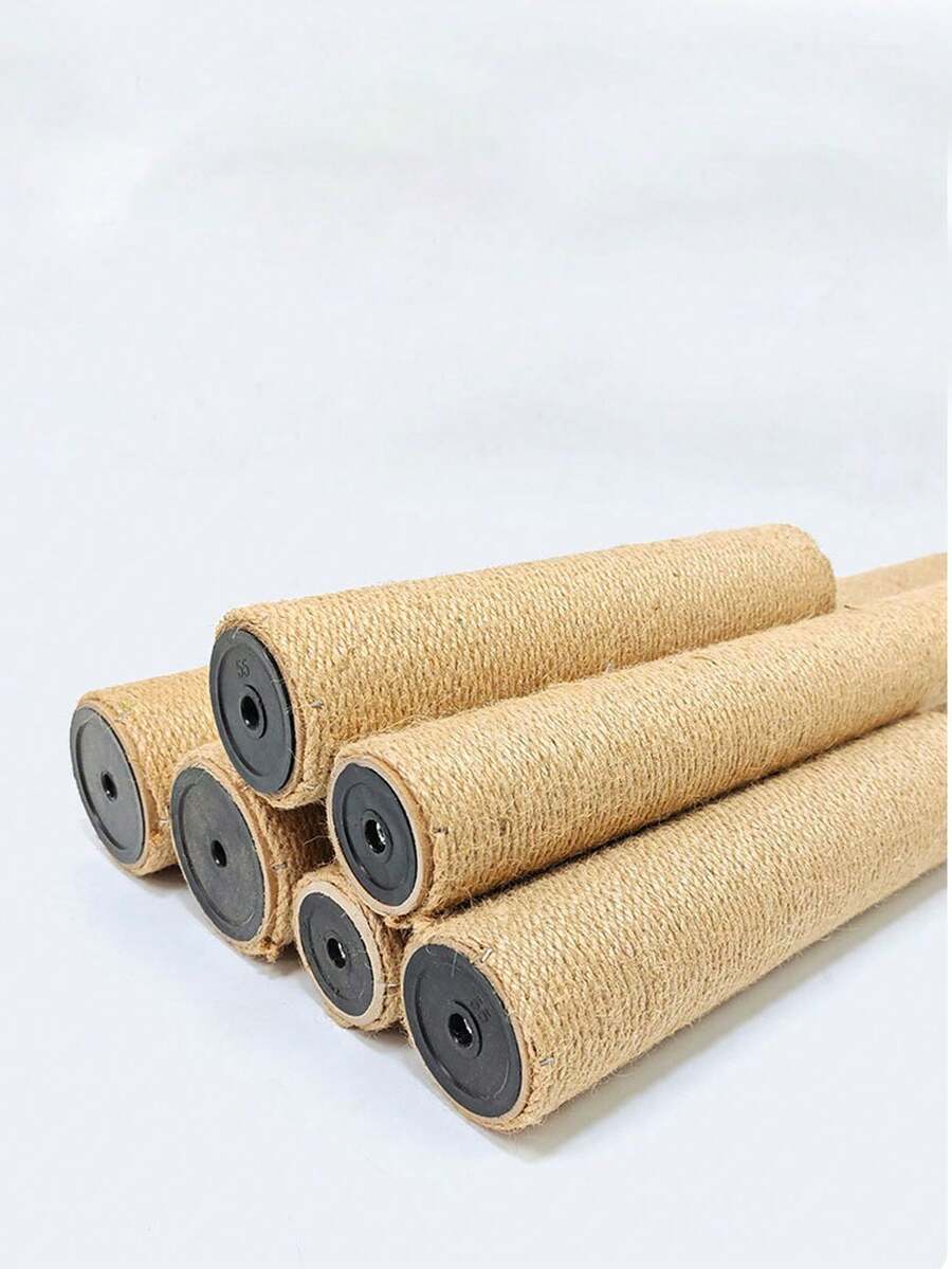 A 6cm diameter replacement sisal scratching post refill for DIY cat tree and climbing pole.