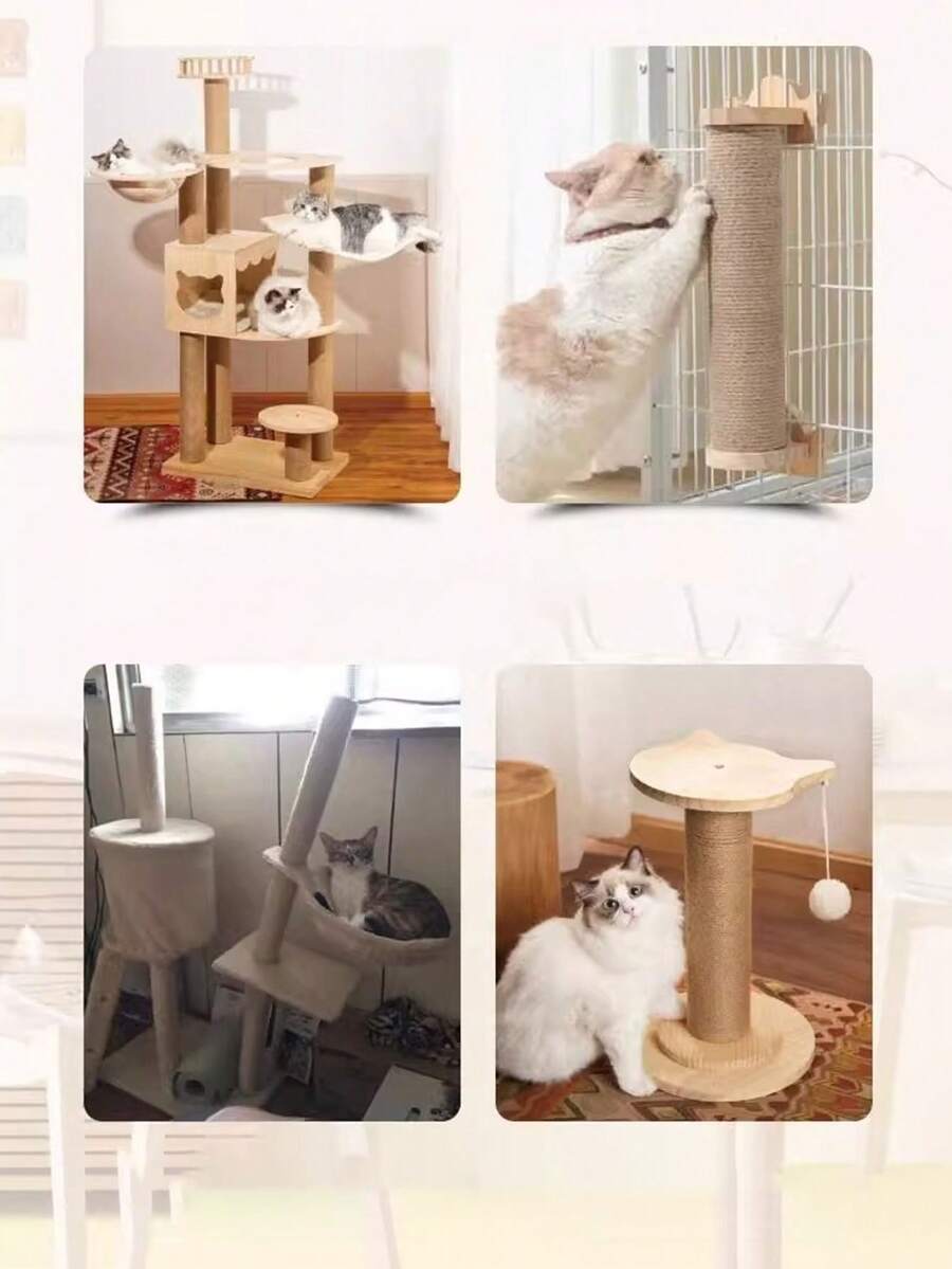 A 6cm diameter replacement sisal scratching post refill for DIY cat tree and climbing pole.