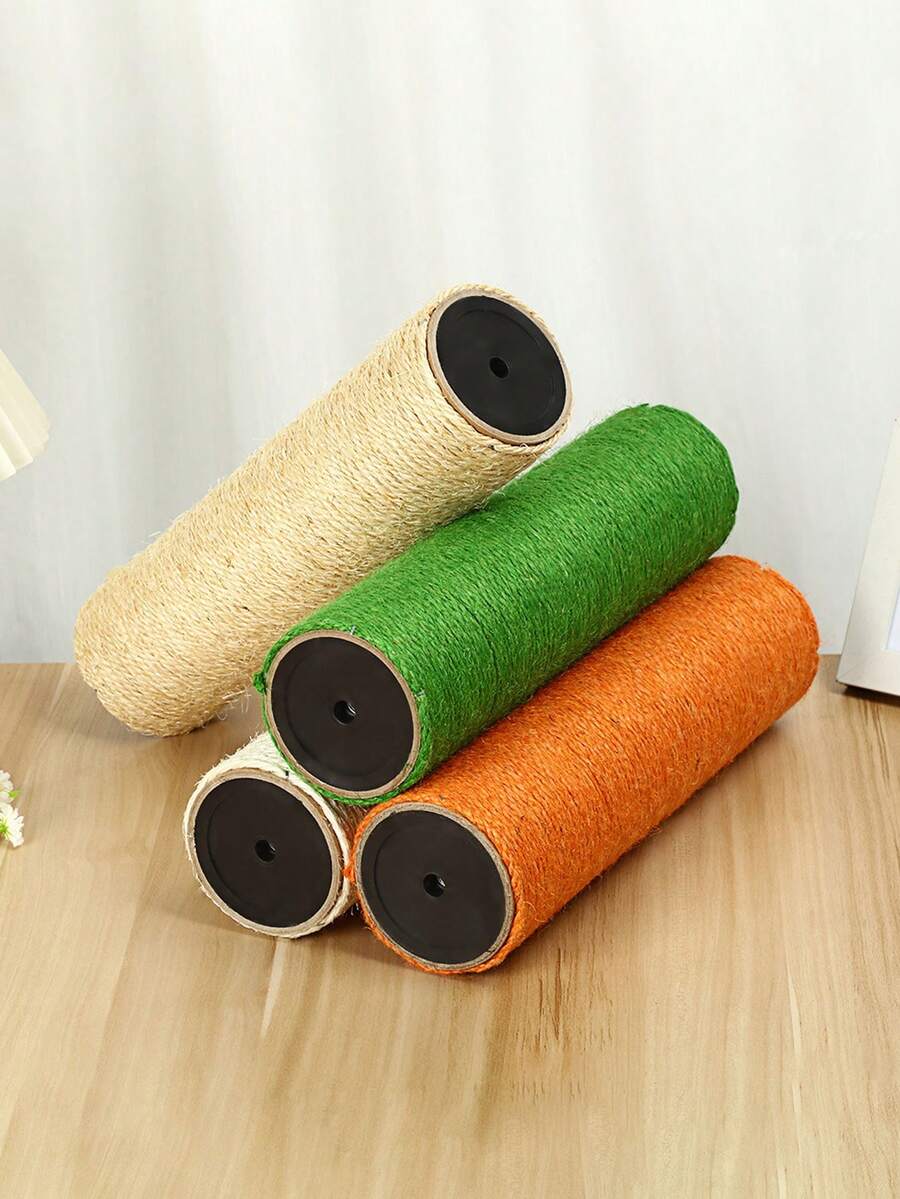 A 6cm diameter replacement sisal scratching post refill for DIY cat tree and climbing pole.
