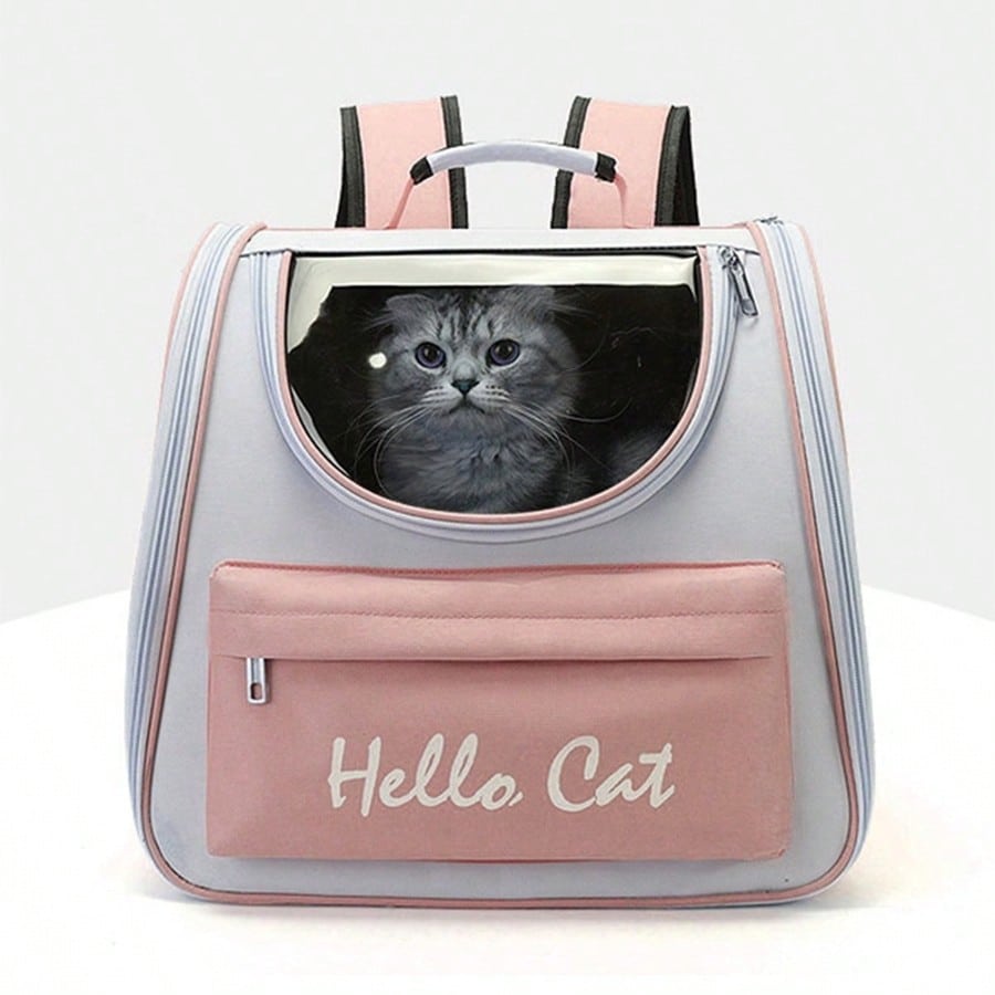Cat Carrier, Dog Carrier, Cat Backpack, Dog Backpack, Large Space Cat Bubble Backpack, Large Space Dog Bubble Backpack, Breathable Cat Backpack, Sun-Shading Dog Backpack, Ergonomic 3D Design, Suitable For Travel, Hiking, Shopping And Vet Visits