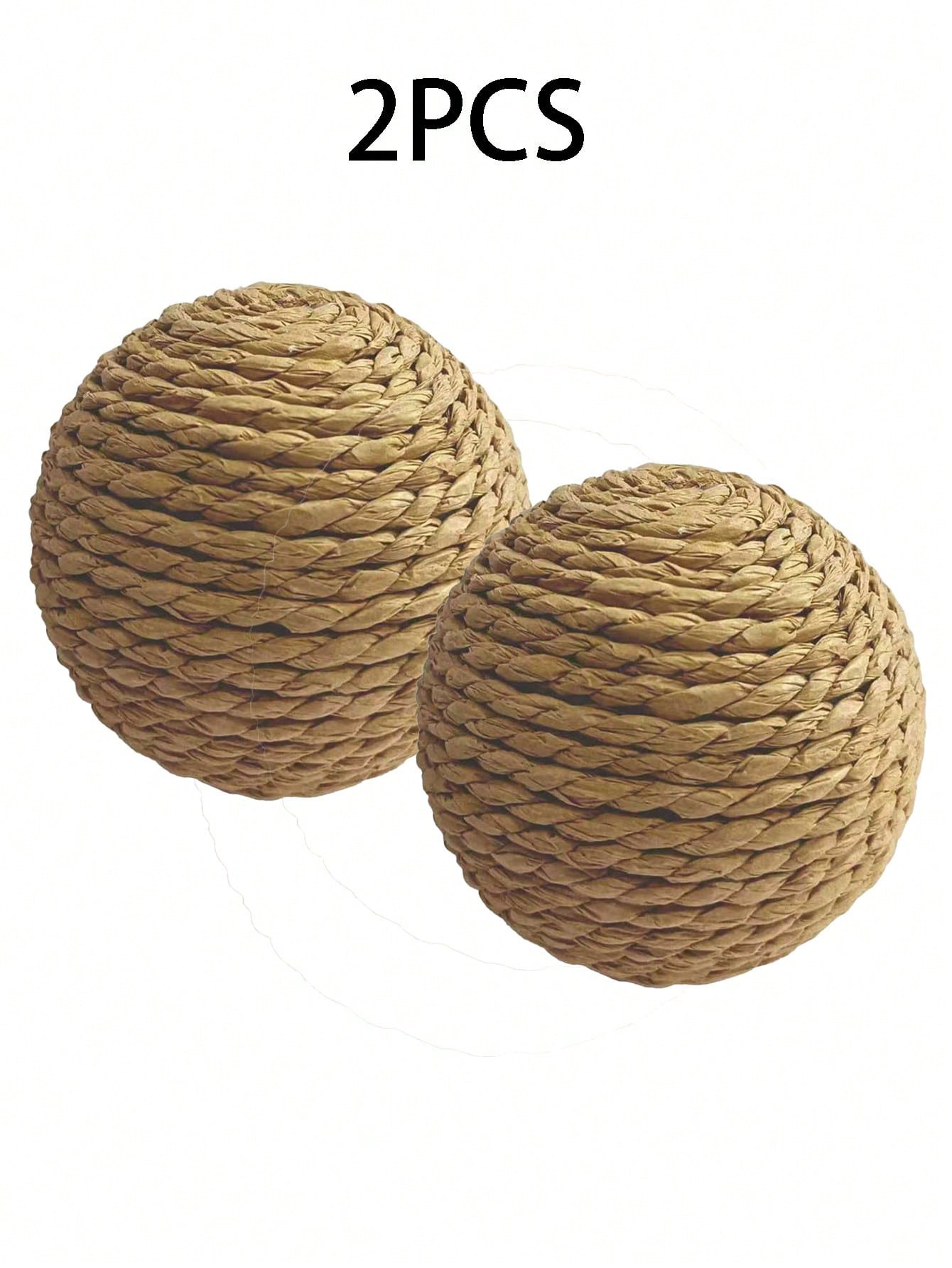 Cat Toys Sisal Ball Self-Entertaining Chew Toy Rattle Ball, Cat Supplies