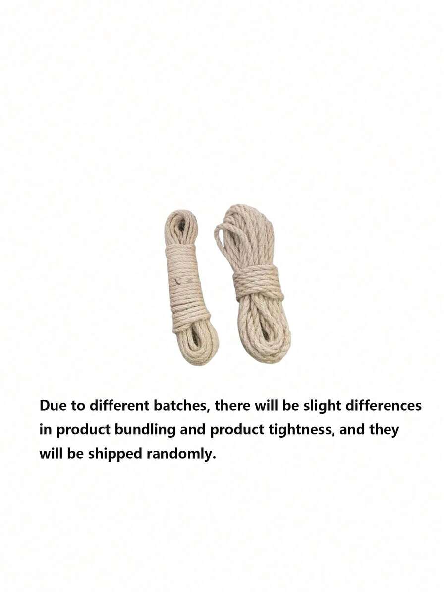 Multicolor 393-inch polyamide cat scratching post rope for DIY pet toys and cat furniture repair.