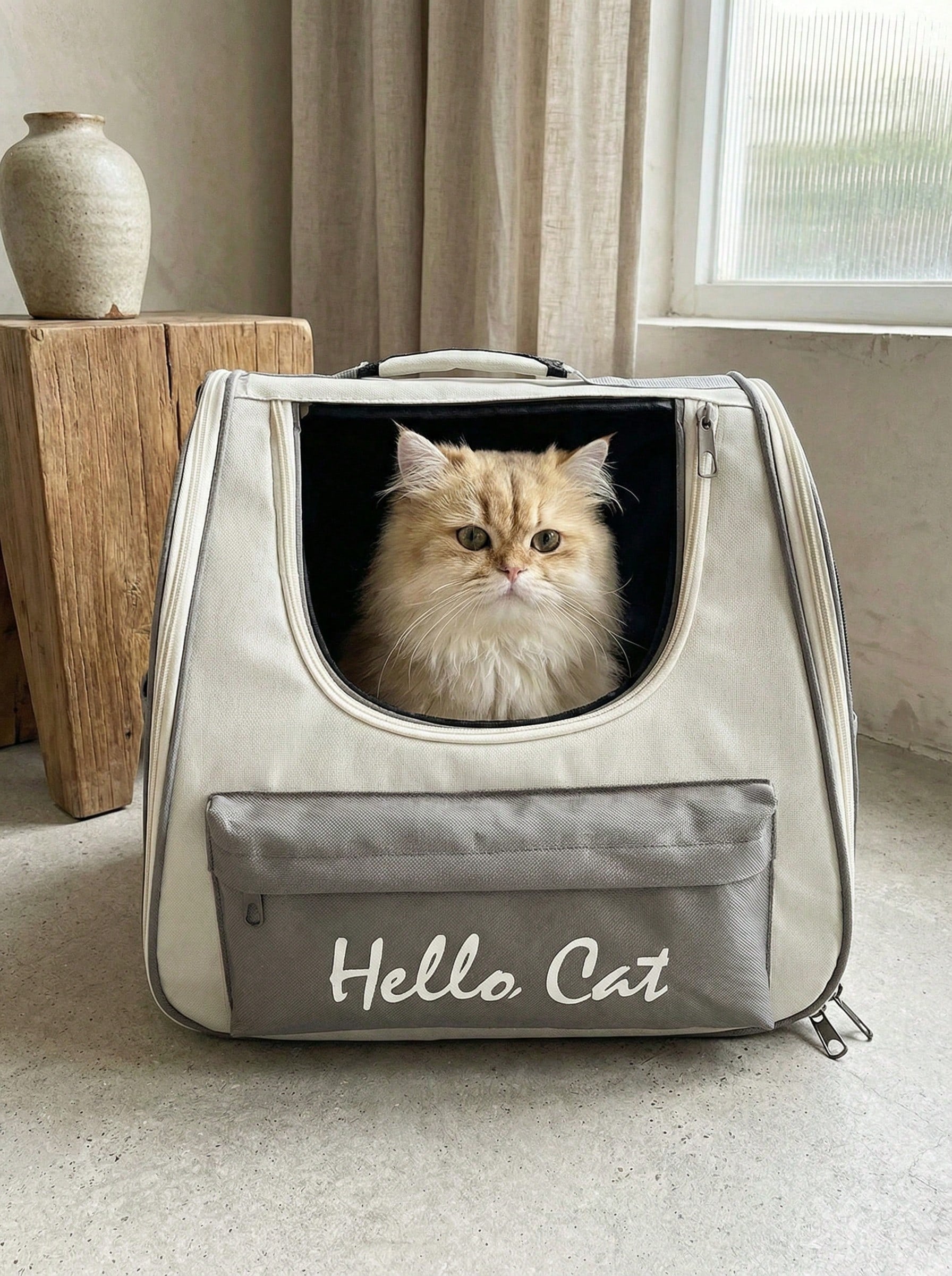 Cat Carrier, Dog Carrier, Cat Backpack, Dog Backpack, Large Space Cat Bubble Backpack, Large Space Dog Bubble Backpack, Breathable Cat Backpack, Sun-Shading Dog Backpack, Ergonomic 3D Design, Suitable For Travel, Hiking, Shopping And Vet Visits