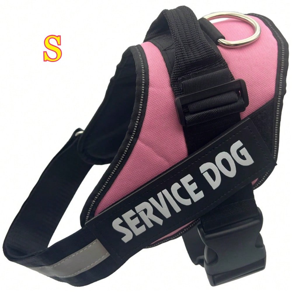 Multicolor polyester reflective chest strap dog harness leash with letter pattern, suitable for medium and large dogs and also cats