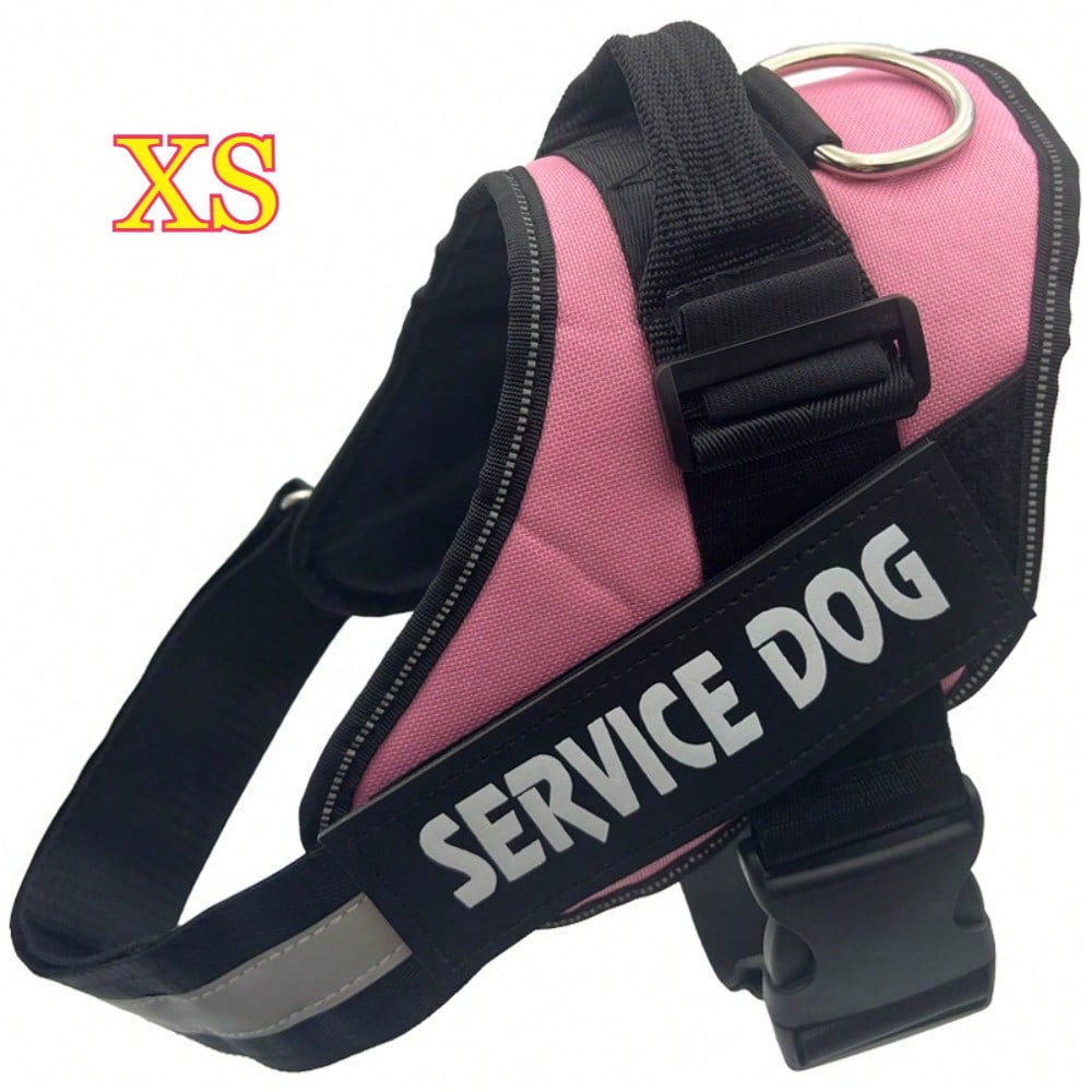 Multicolor polyester reflective chest strap dog harness leash with letter pattern, suitable for medium and large dogs and also cats