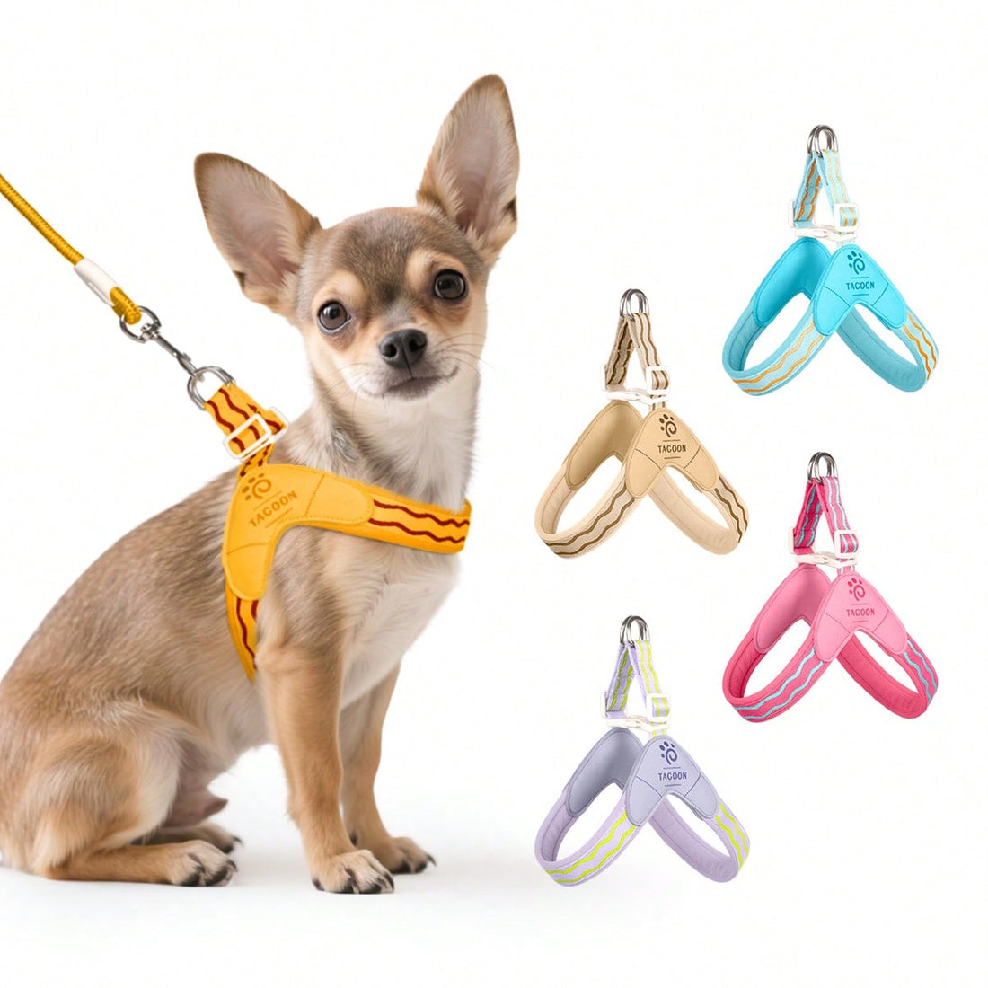 Spring New Dog Harness With Leash, Anti-Pull Dog Chest Harness With Breathable Padding And Escape-Proof Design, Quick Adjust For Dog Training And Walking, Pet Supplies, Pet Outdoor Leash Set