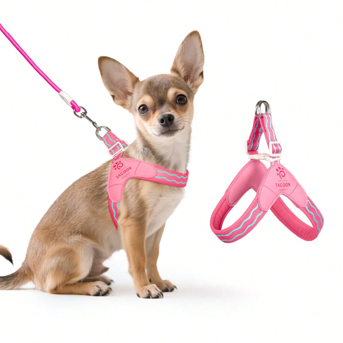 Spring New Dog Harness With Leash, Anti-Pull Dog Chest Harness With Breathable Padding And Escape-Proof Design, Quick Adjust For Dog Training And Walking, Pet Supplies, Pet Outdoor Leash Set