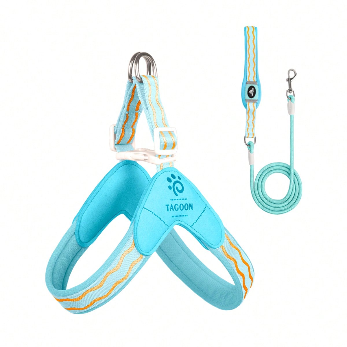 Spring New Dog Harness With Leash, Anti-Pull Dog Chest Harness With Breathable Padding And Escape-Proof Design, Quick Adjust For Dog Training And Walking, Pet Supplies, Pet Outdoor Leash Set