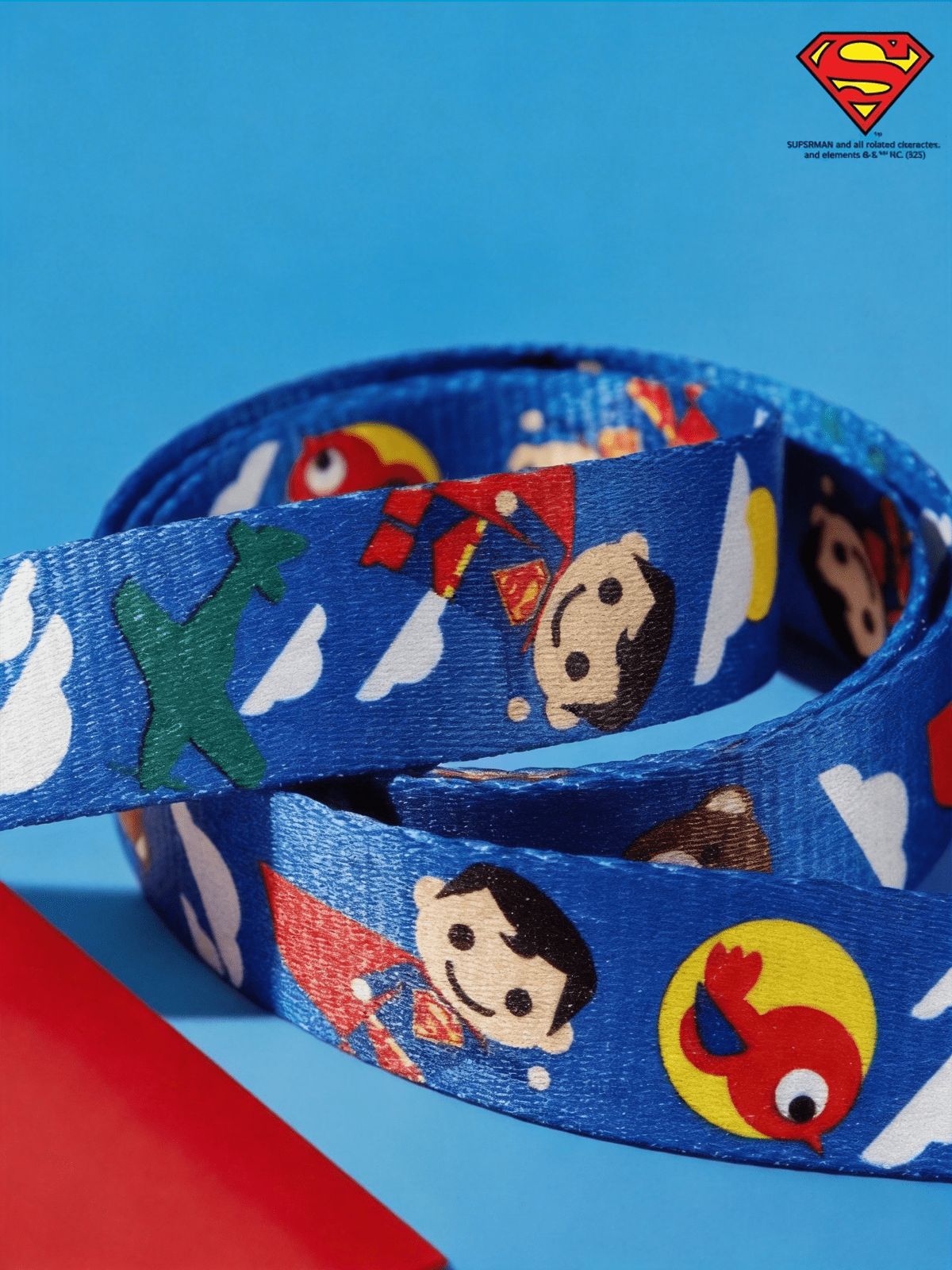 Multicolor nylon dog leash with cartoon letter print for dogs