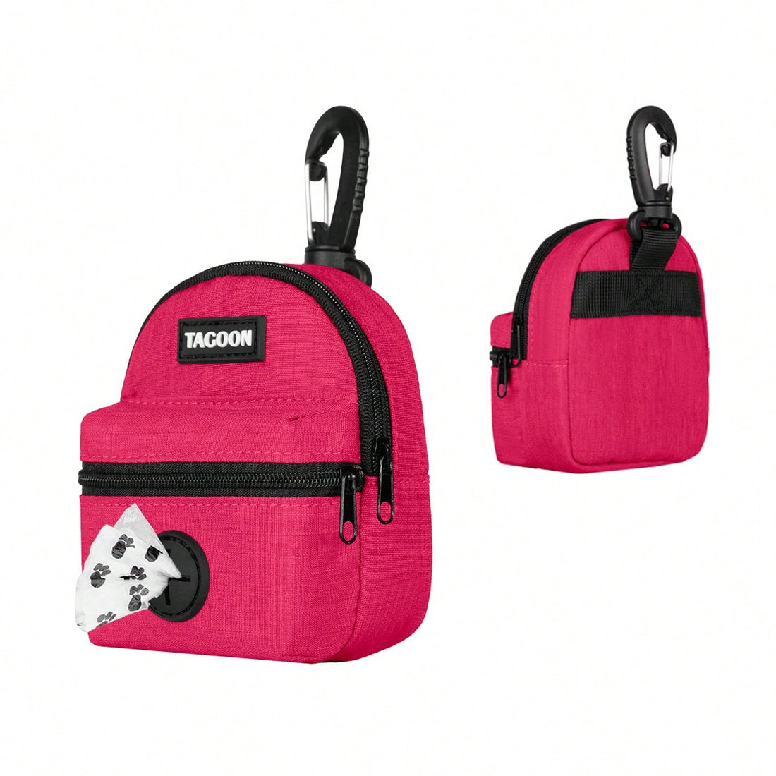 Dog Treat Bag Dog Leash Poop Bag Holder Compatible With Leash Pet Storage Container With Inner Small Pouch Puppy Supplies Perfect For Training And Walking Hands-Free Dog Waste Bag Dispenser Dog Travel Accessories