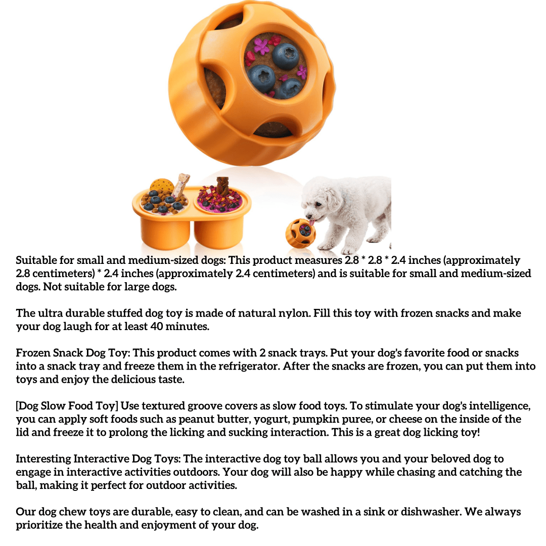 Interactive Dog Toy, Relieve Dog Boredom - Silicone Dog Treat Mold, Healthy Dog Snacks, Puppy Puzzle Toy, Suitable For Summer & Snowy Weather - Fit For Large, Small, Medium Puppies