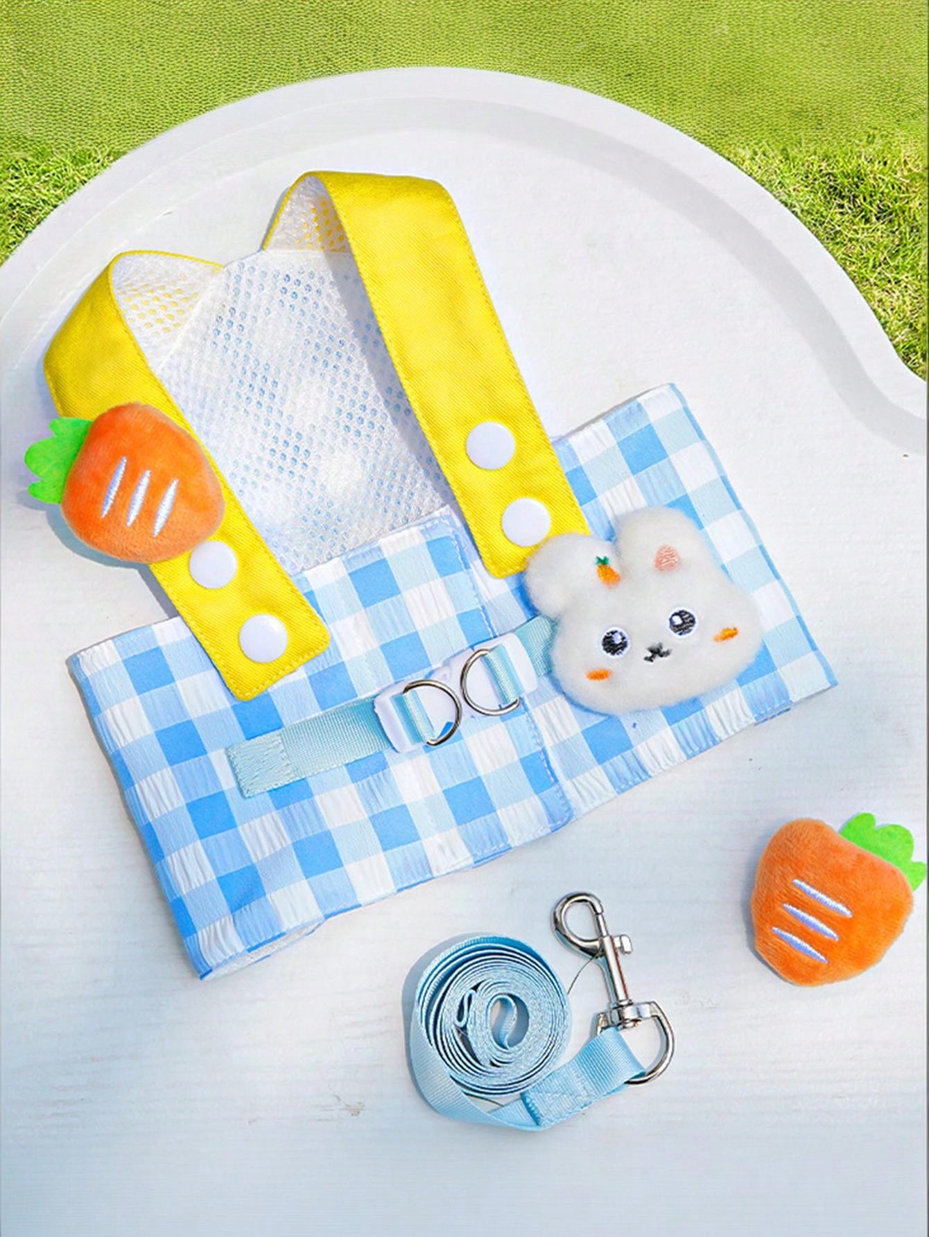 Multicolor polyester lace pet carrier and outdoor wear for cats and dogs
