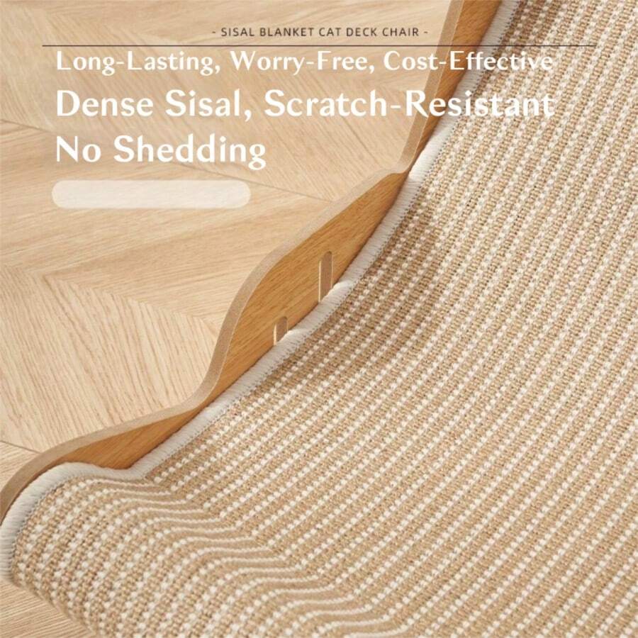Indoor sisal cat lounge featuring a cute dinosaur shape with a durable scratching and napping surface for cats and dogs.