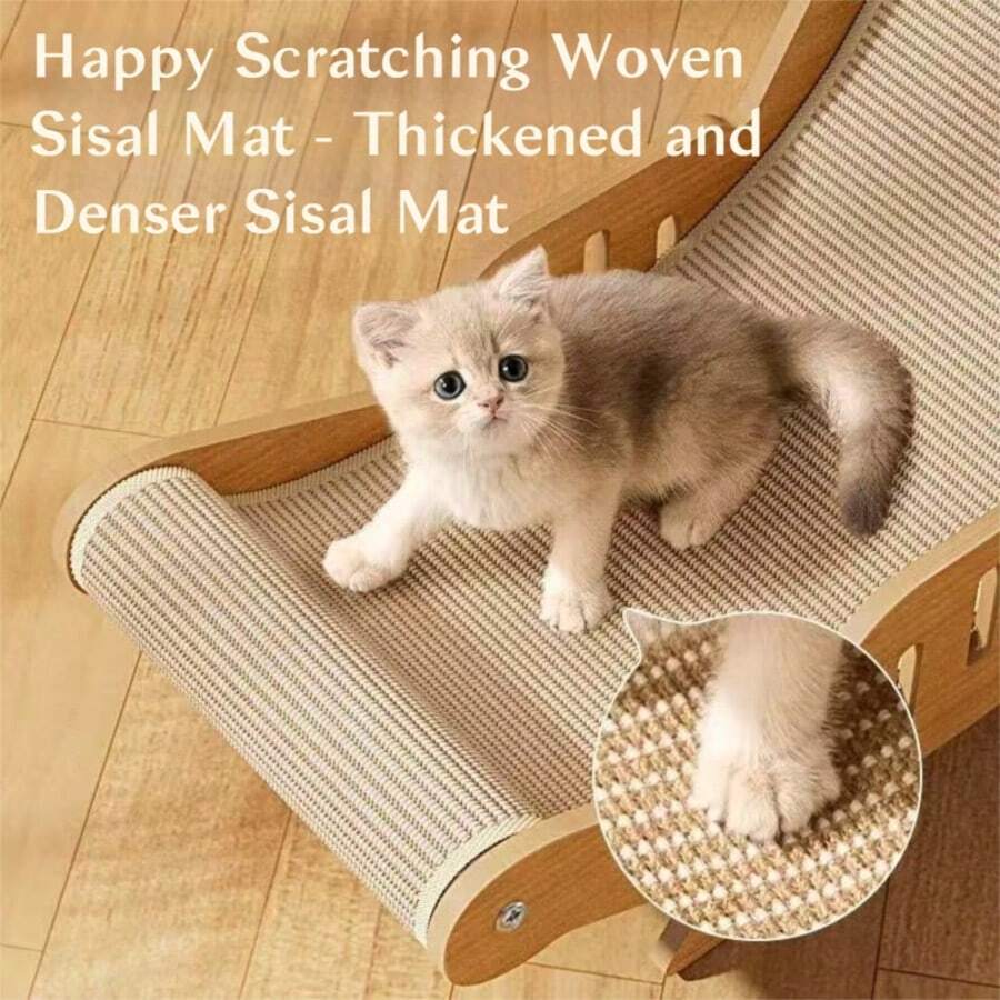 Indoor sisal cat lounge featuring a cute dinosaur shape with a durable scratching and napping surface for cats and dogs.