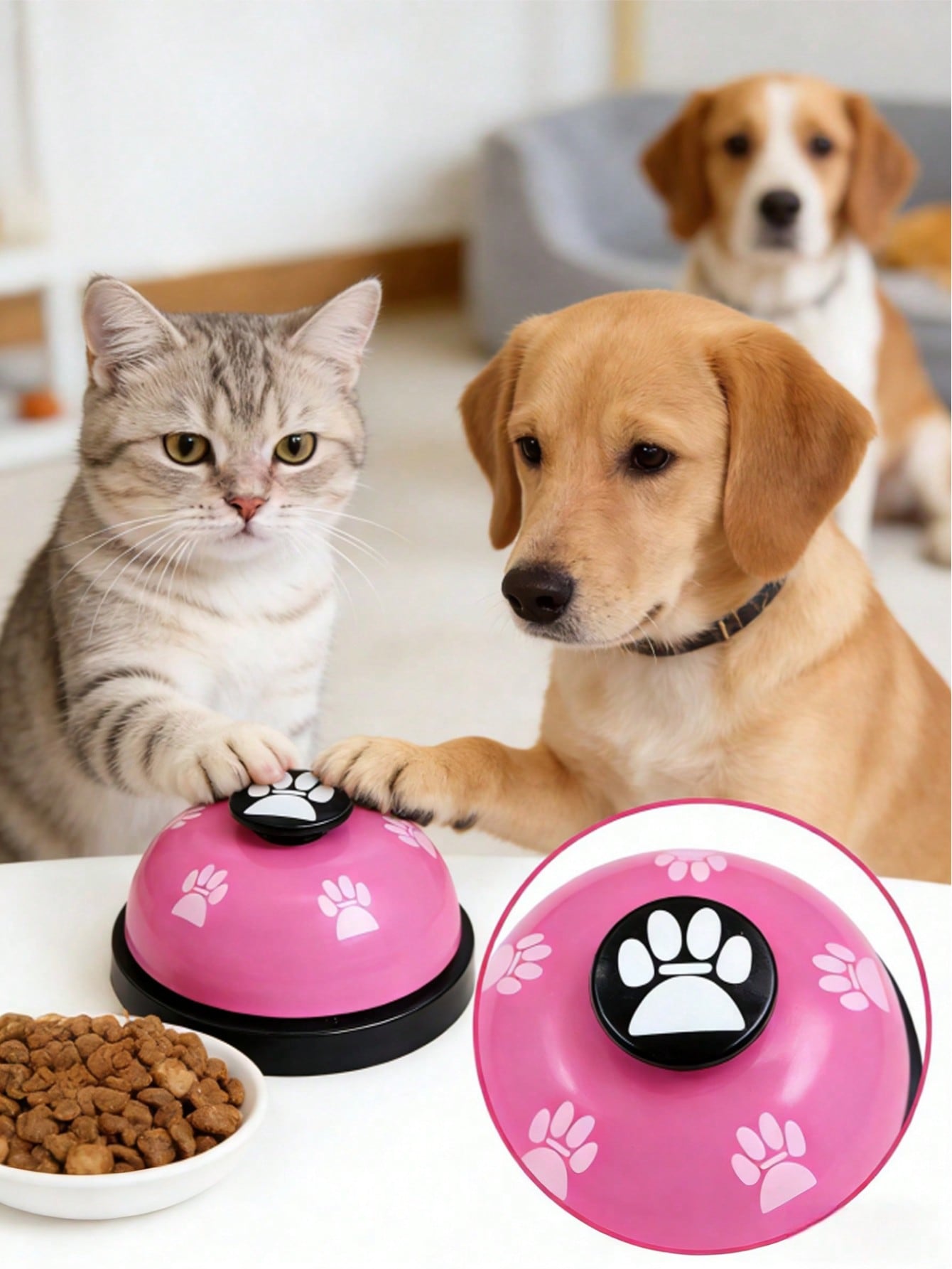 1 Set Pet Training Bells, Dog Potty Training And Outdoor Communication Bells, Dog Agility Training Interactive Toys
