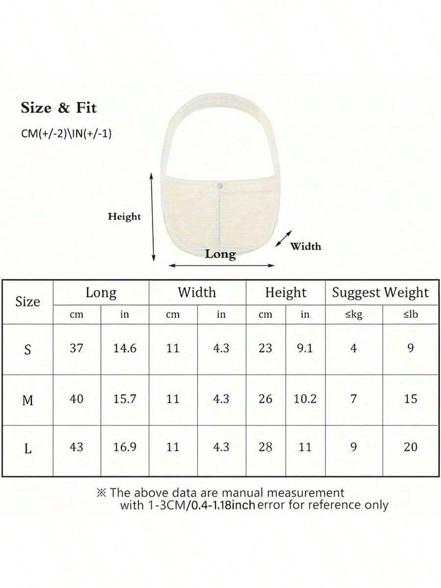 White canvas pet carrier tote bag with shoulder strap for cats and small dogs