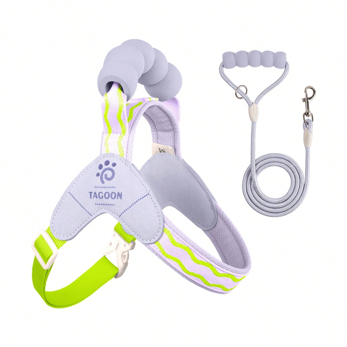 Multicolor polyester dog travel saddle harness with soft handle and leash, breathable adjustable design for outdoor walks and travel