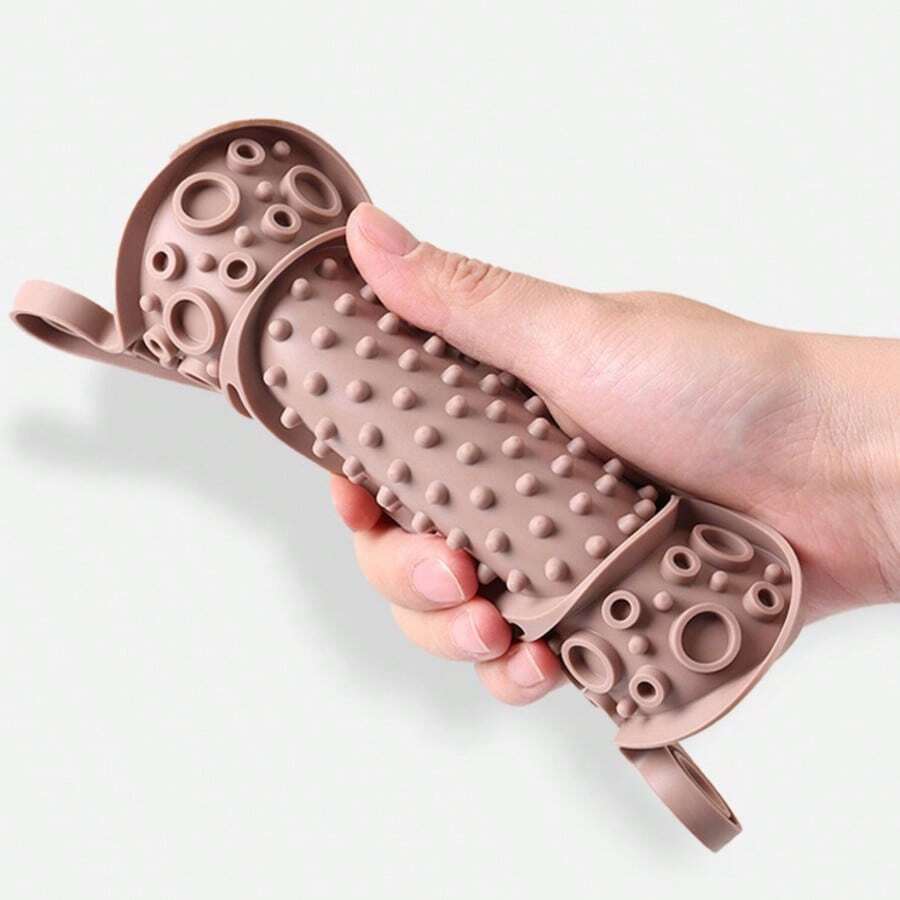 Multicolor silicone slow feeder lick mat with suction cups for dogs and cats featuring fish and frog shape design.