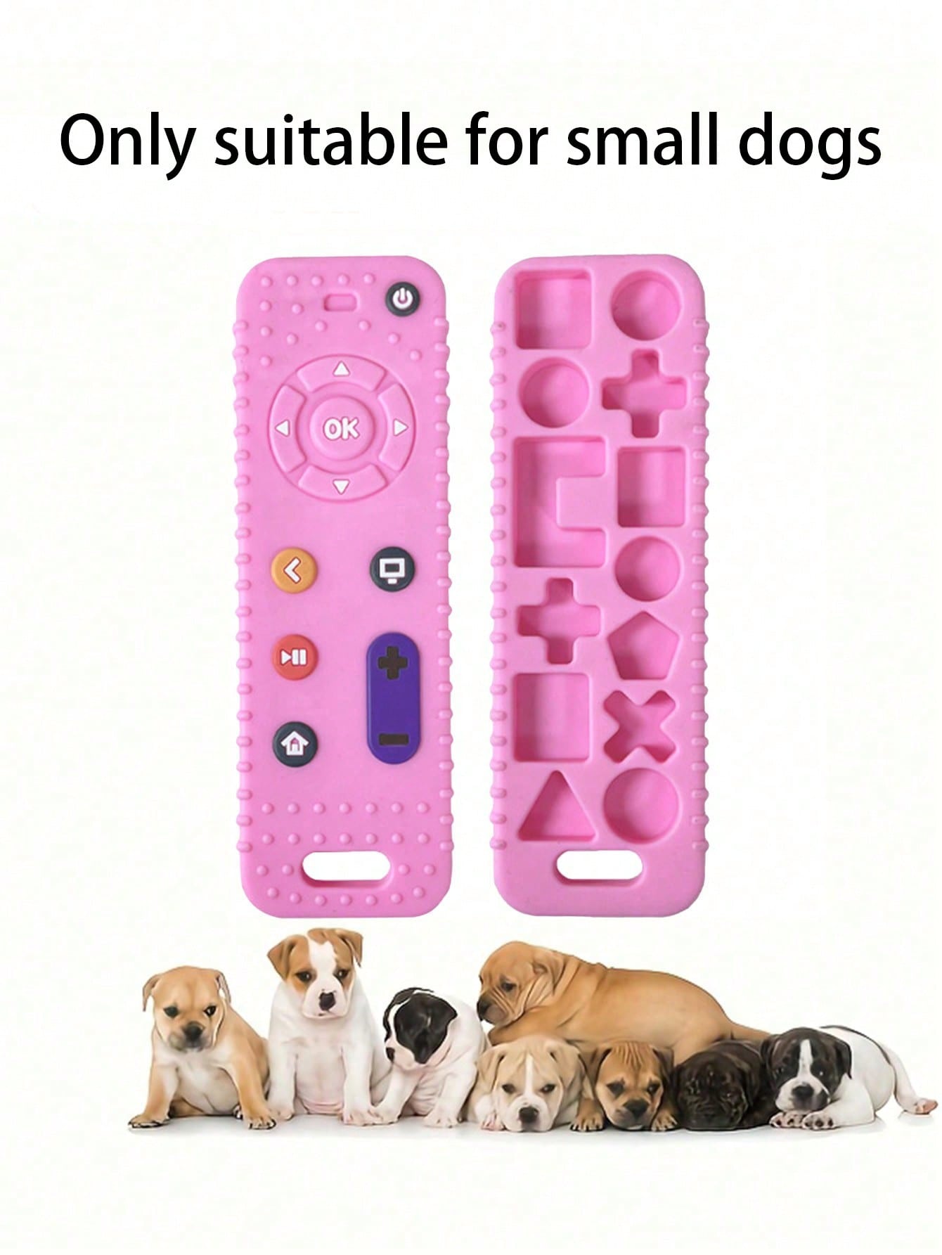 1pc Silicone Dog Teething Toy, Chewable Remote Control For Puppies, Teeth Cleaning Toy For Small Breeds