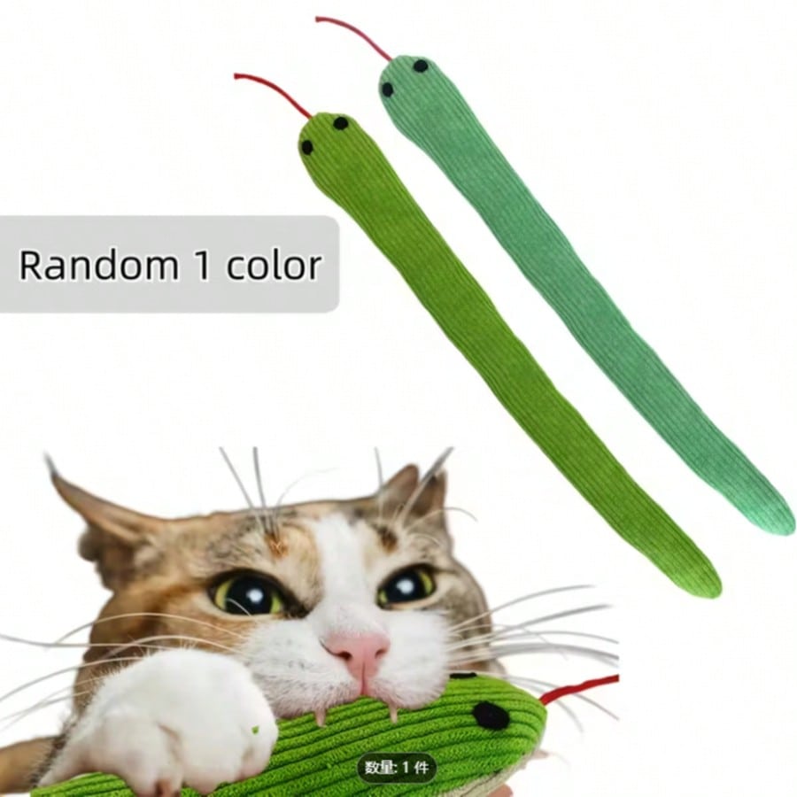 1/2pcs Cat Toy Snake, Crinkle Sound Soft Linen Kick Toy For Cats, 13 Inch Long Plush Snake Toy, Interactive Kitten Exercise Toy With Realistic Crinkle Noise, Indoor Cat & Small Dogs Hunting Toy For All Breeds