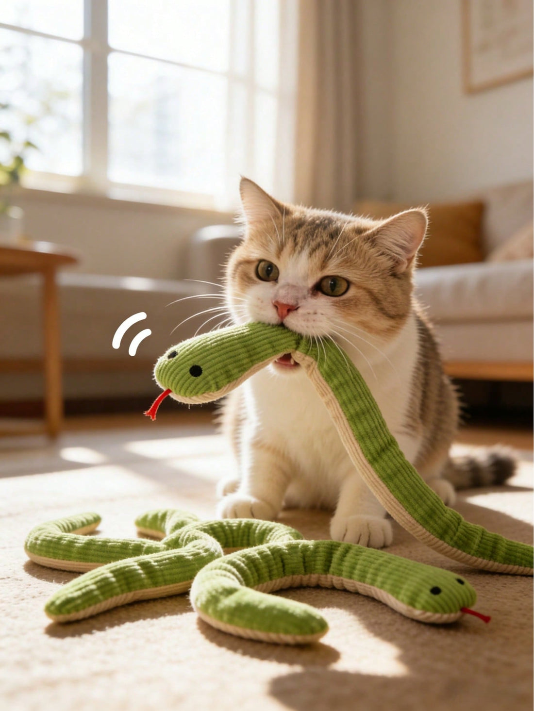 1/2pcs Cat Toy Snake, Crinkle Sound Soft Linen Kick Toy For Cats, 13 Inch Long Plush Snake Toy, Interactive Kitten Exercise Toy With Realistic Crinkle Noise, Indoor Cat & Small Dogs Hunting Toy For All Breeds
