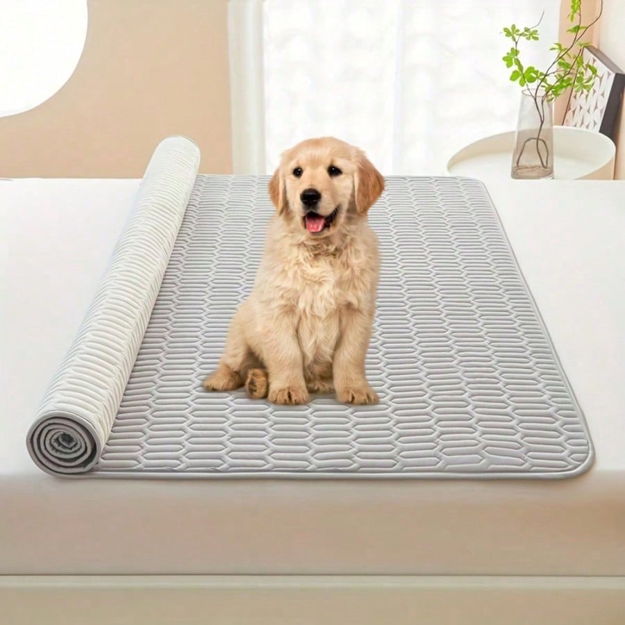 Plus Size Pet Cat Dog Cooling Mat | 5 Sizes Available | Breathable Mesh Fabric | Summer Pet Cooling Pad | Ice Silk Pet Cooling Mat | Suitable For Bed And Sofa