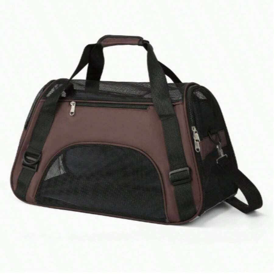 Multicolor colorblock pet sling carrier bag made of breathable EVA material for small cats and dogs outdoor travel