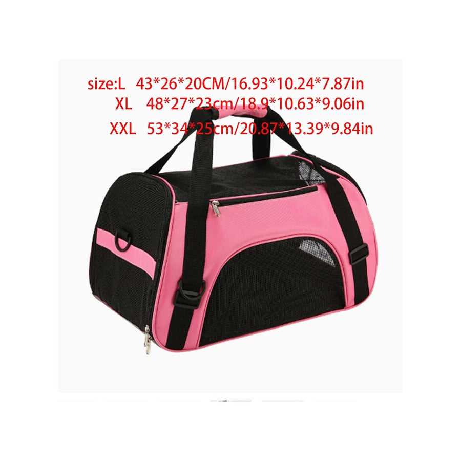 Multicolor colorblock pet sling carrier bag made of breathable EVA material for small cats and dogs outdoor travel