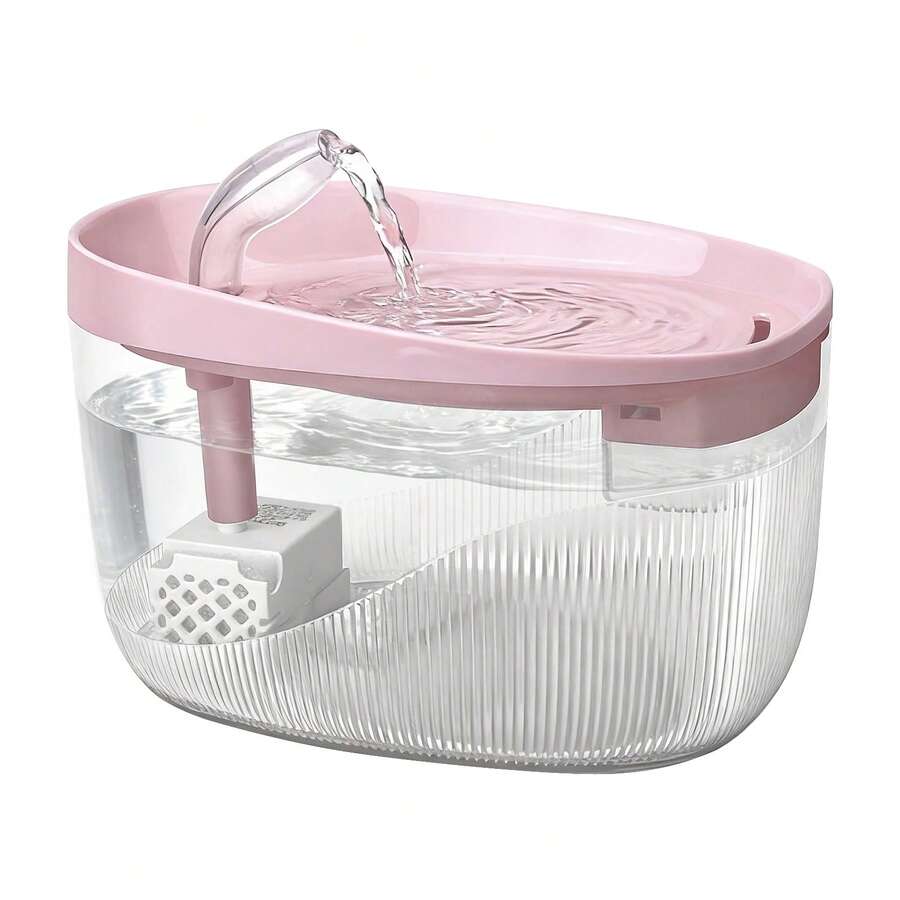 Automatic 2.2L cat water fountain with USB powered quiet pump and ABS construction.