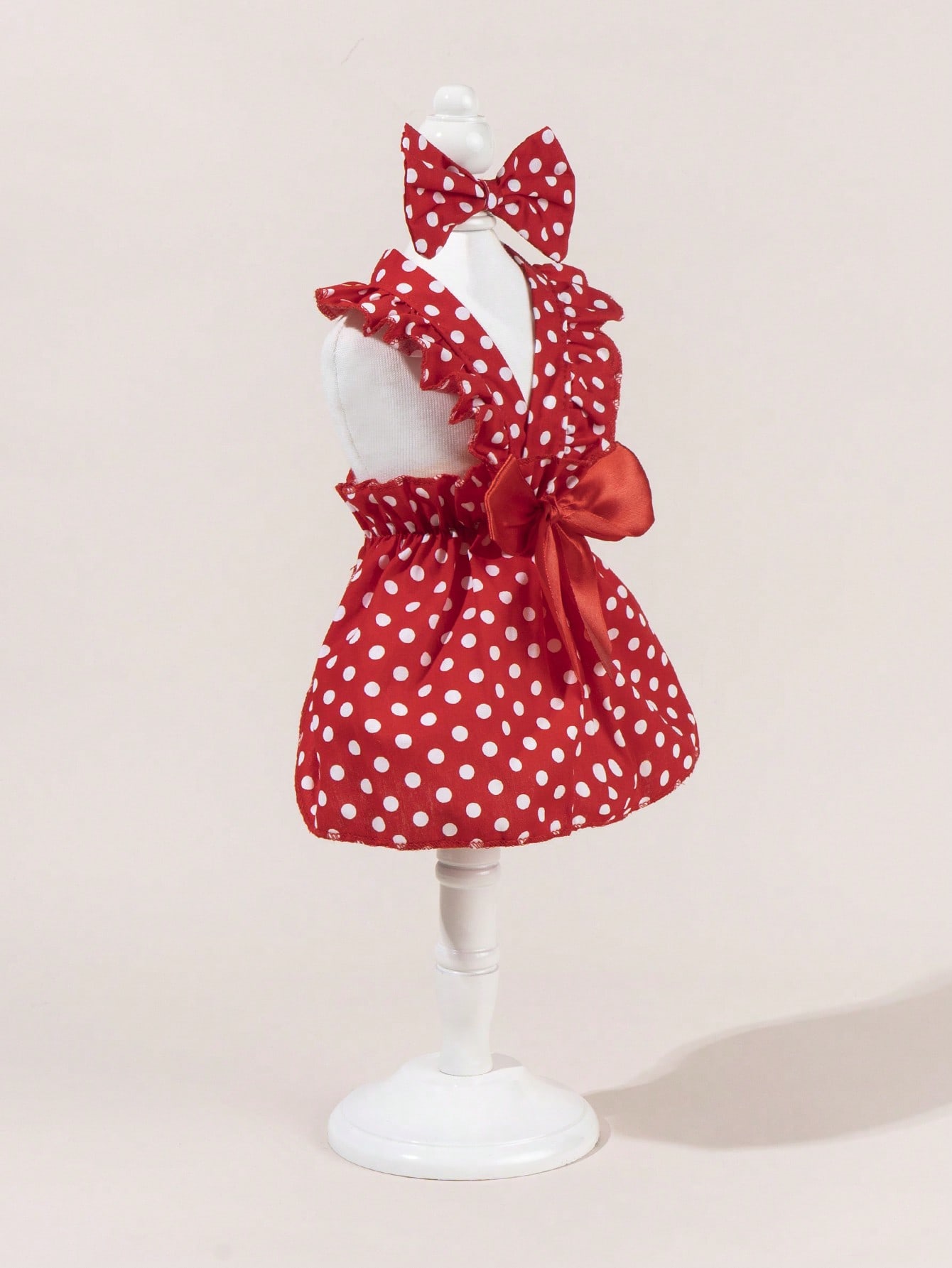1 Set Printed Dress + Bow Tie Pet Costume, Cute Fashion Printed Dress + Bow Tie Pet Costume, Dress Costume, Fashion Wedding Dress Elastic Tulle Skirt Princess Pet Dress For Dogs & Cats