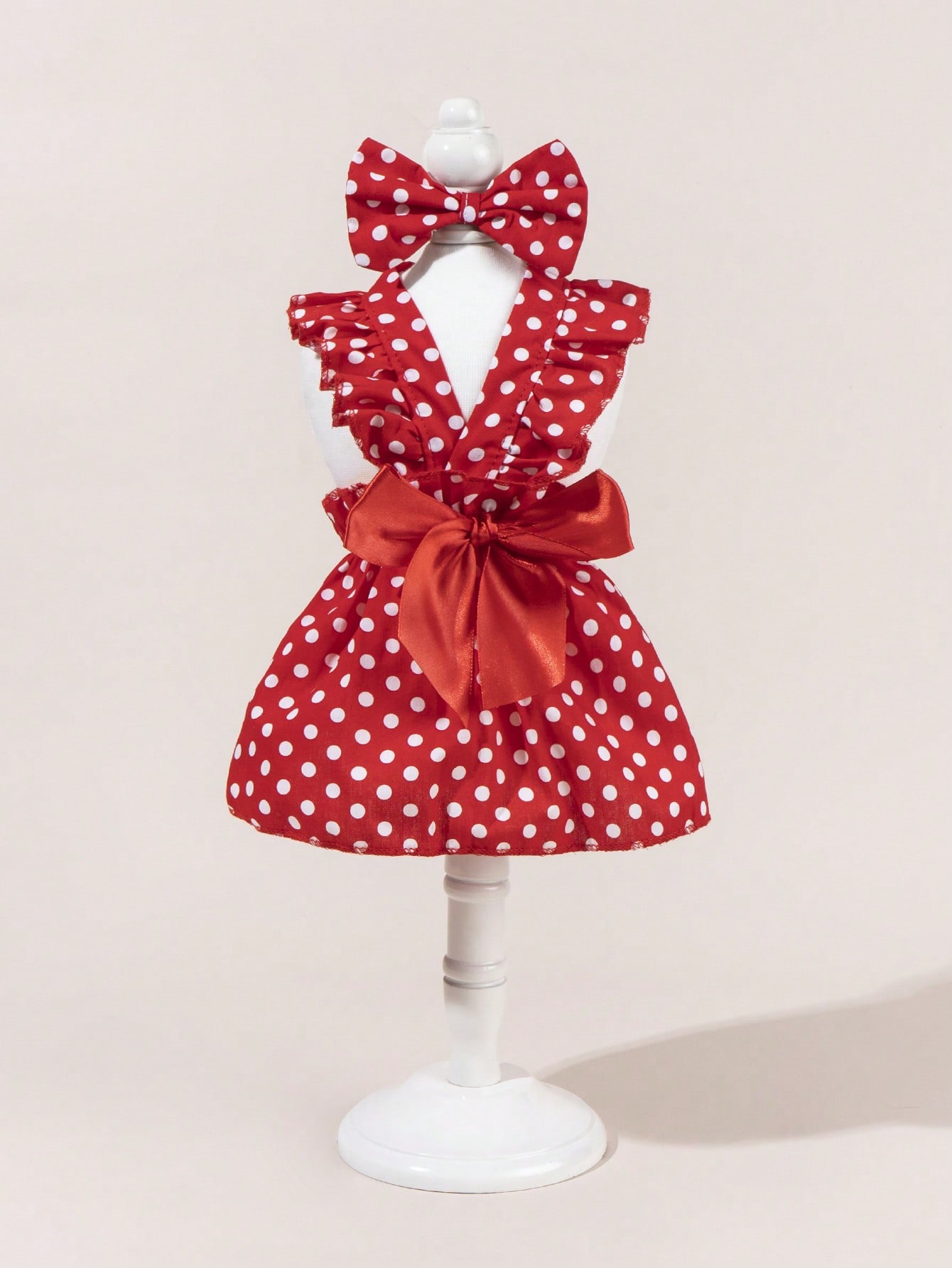 1 Set Printed Dress + Bow Tie Pet Costume, Cute Fashion Printed Dress + Bow Tie Pet Costume, Dress Costume, Fashion Wedding Dress Elastic Tulle Skirt Princess Pet Dress For Dogs & Cats
