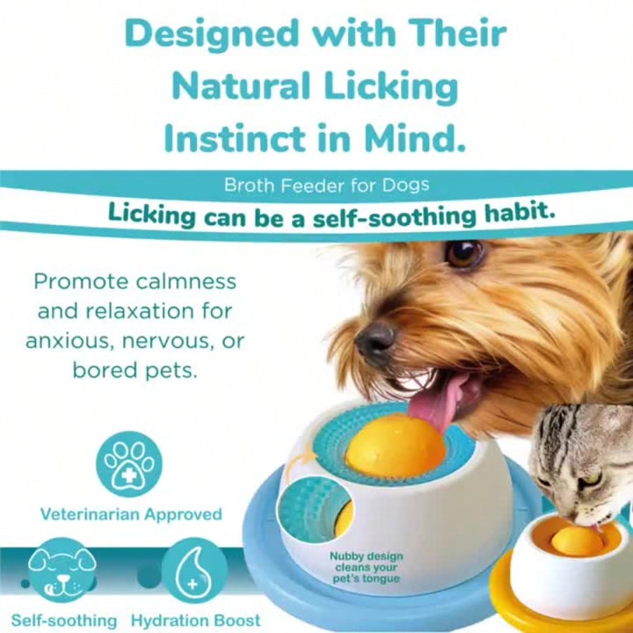 Dog Licking Toy, Slow Feeder Dog Lick Bowl Food Dispenser Dental Cleaning, For Dogs And Cats Anxiety Relief Boredom Buster Snack Feeding, Non-Slip Suction Cup Anti-Tip Easy To Clean For Liquid & Soft Food,This New Type Of Anti-Slip Slow Feeder Is Not Only