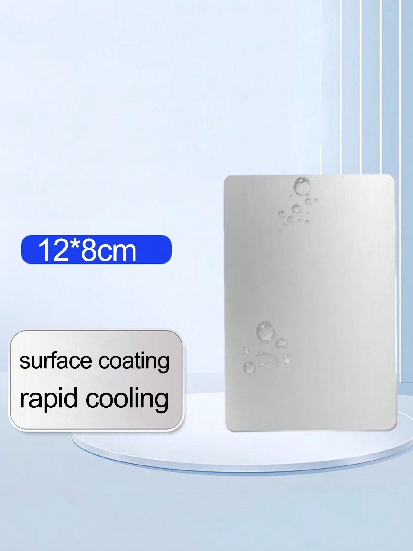 Rabbit Cooling Mat, Small Pet Hamster Heat Relief Cooling Pad, Aluminum Material, Suitable For Rabbits, Hamsters, Small Dogs/Cats, Effective Cooling, Summer Rabbit Lying Mat, Dog/Cat Cooling Product, Summer Pet Cooling Aluminum Pad
