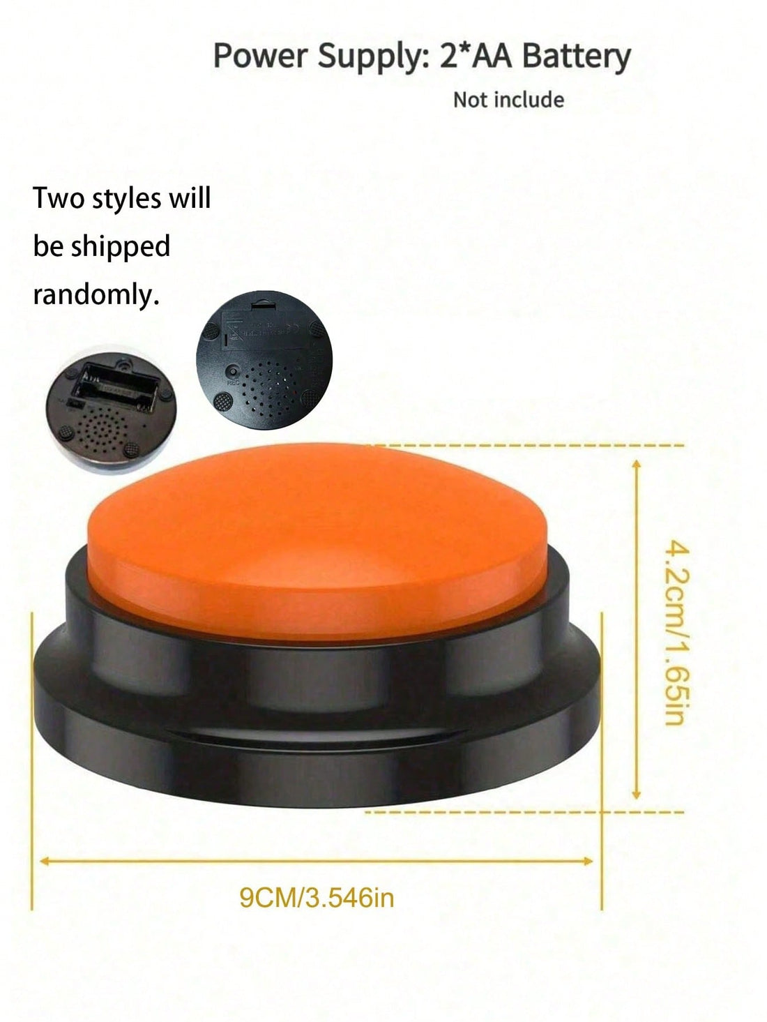 8pcs/Set Dog Voice Recording Buttons, 8 Colors, 30s Recording Time, Pet Training Sound Maker Buzzer