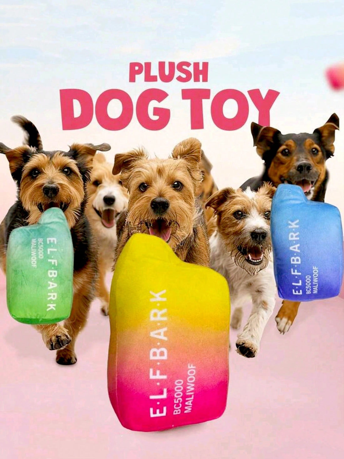 1pc Realistic Plush Pet Doll, Squeaky, Cat/Dog Chew Doll For Dental Care, Perfect Gift For Pets
