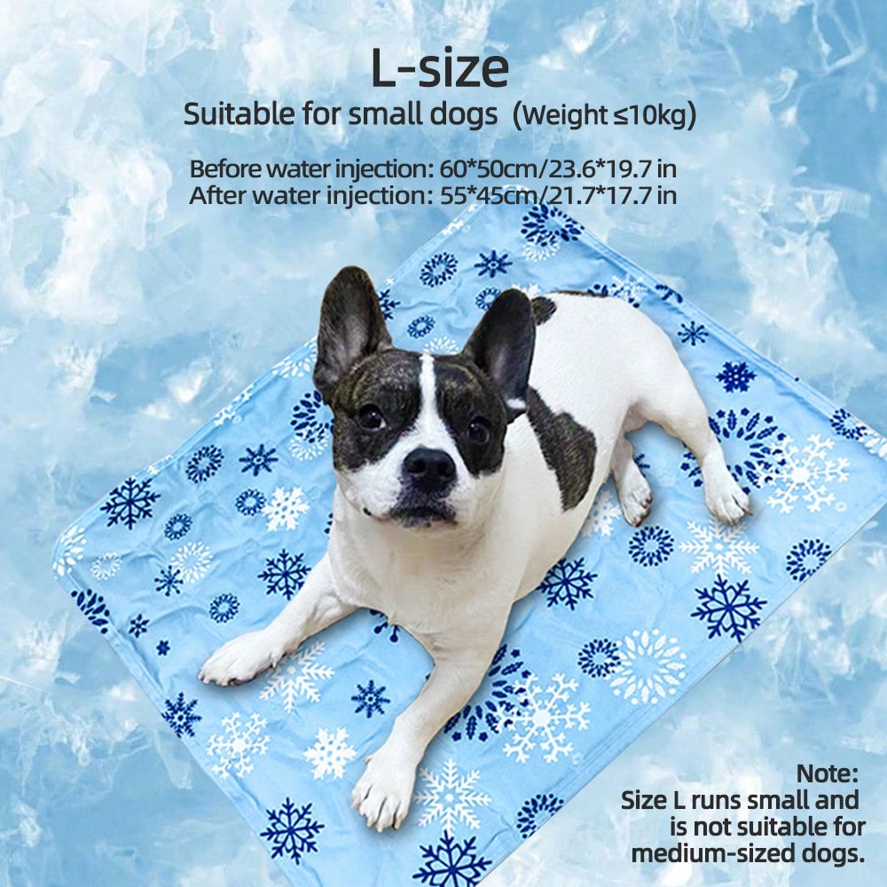 1pc Pet Hydrating Cooling Mat, Summer Pet Cooling Pad, Water-Filled Cooling Mat For Dog/Cat Bed, Suitable For Medium/Small Pets, Variety Of Colors Available, Enhanced Cooling Effect With Dry Ice Powder