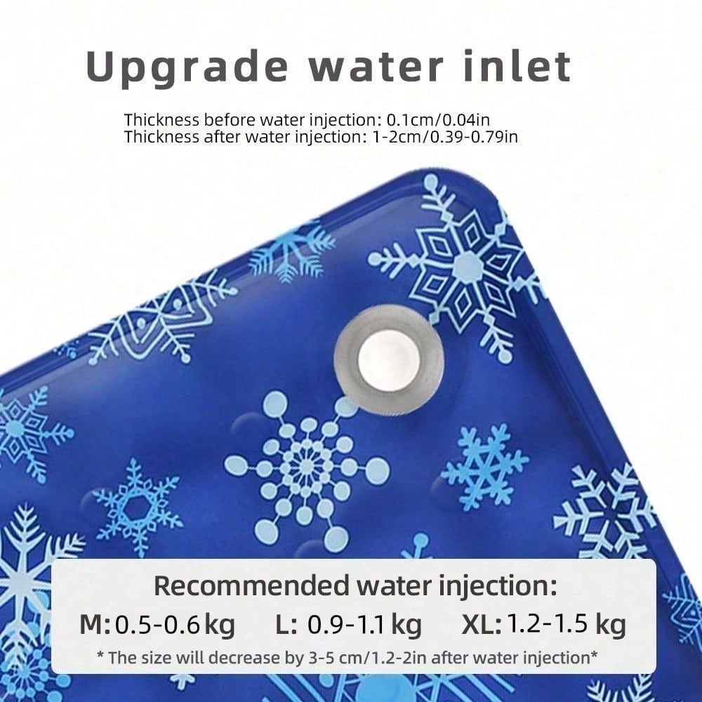 Premium Pet Cooling Mat, Pressure-Activated Self-Cooling Gel Pad With Dry Ice Crystal Technology, Scratch And Bite Resistant Cooling Bed, Washable Durable Mat, Suitable For Dog Cages, Floors, Sofas, Cars And Outdoors, Fits All Dog Breeds