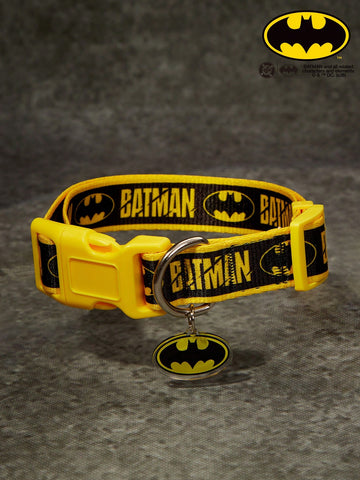 Green polyester X PENSIN pet collar with cartoon pattern and matching pendant for cats and dogs