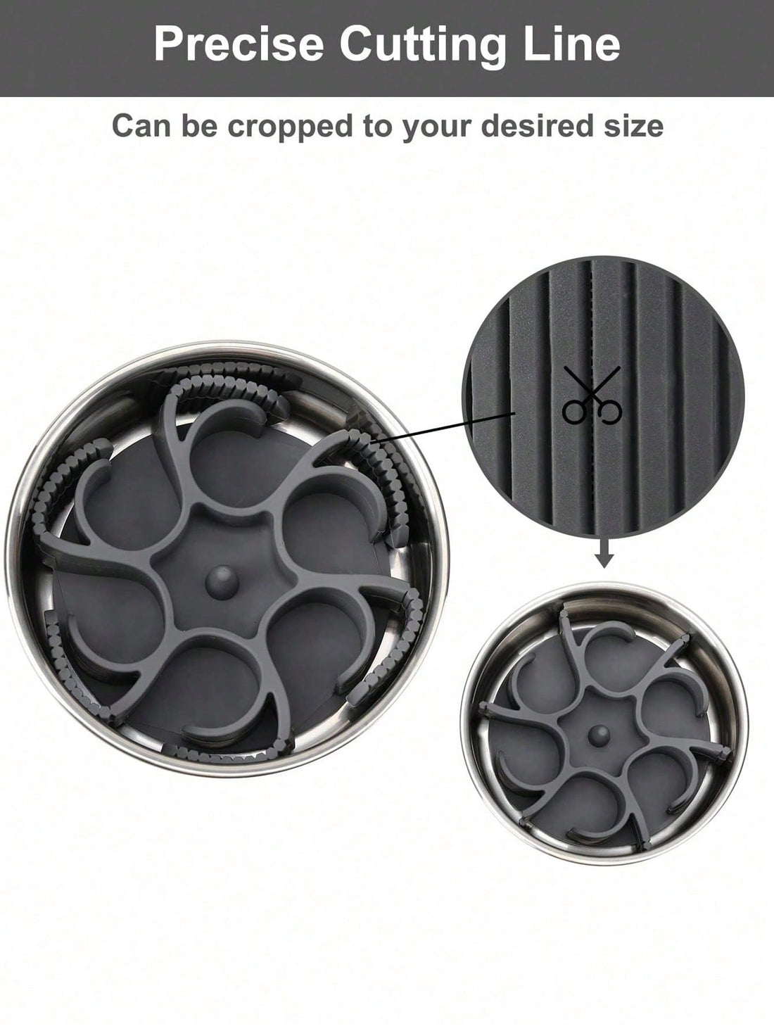 Dog Slow Feeder Dog Bowls Silicone Spiral Dog Food Bowls Feeder Insert To Slow Down Eating For Large Medium Small Breed Dogs Perfect With Stainless Steel Glass Ceramic Dog Bowls