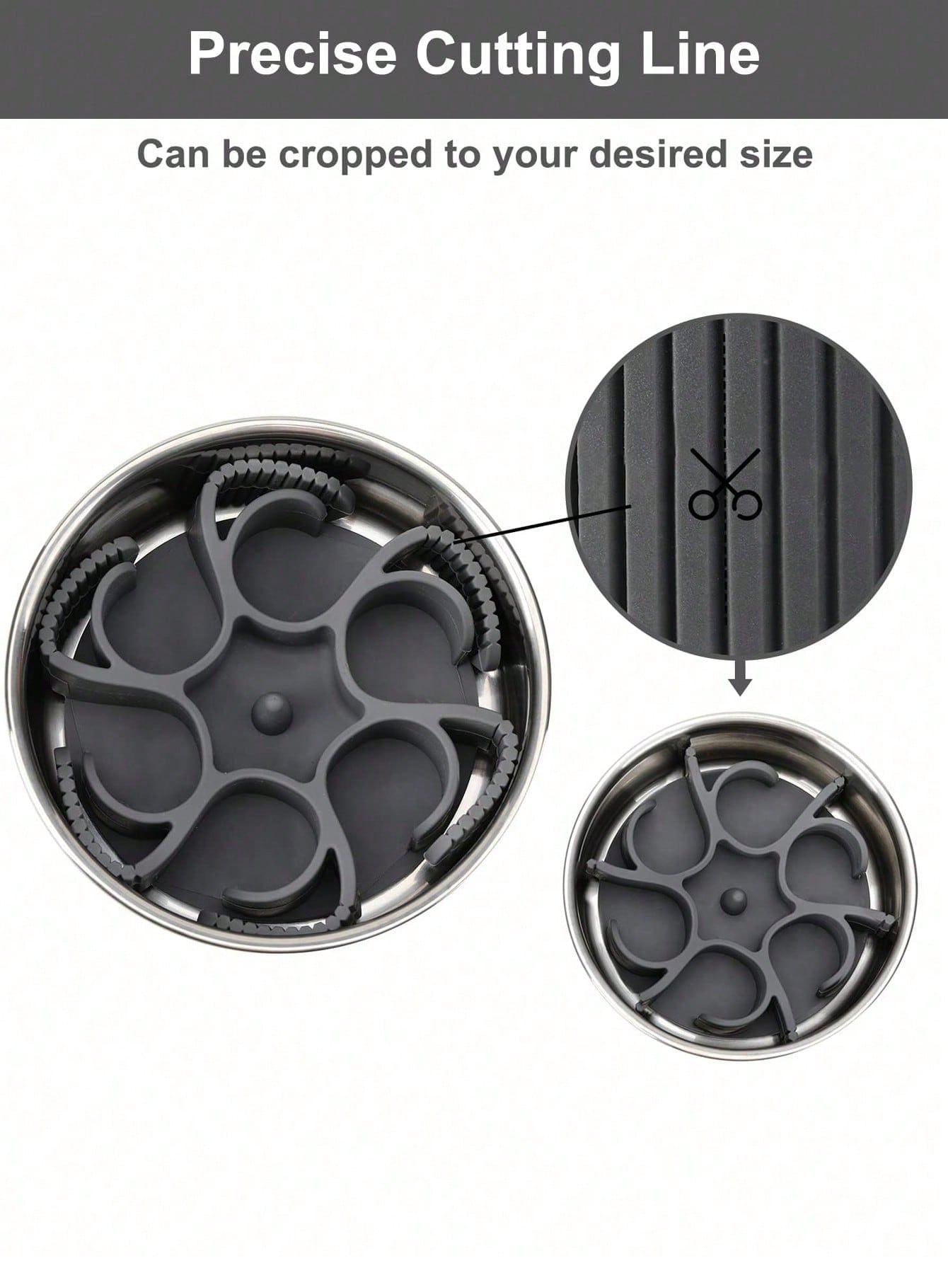Dog Slow Feeder Dog Bowls Silicone Spiral Dog Food Bowls Feeder Insert To Slow Down Eating For Large Medium Small Breed Dogs Perfect With Stainless Steel Glass Ceramic Dog Bowls