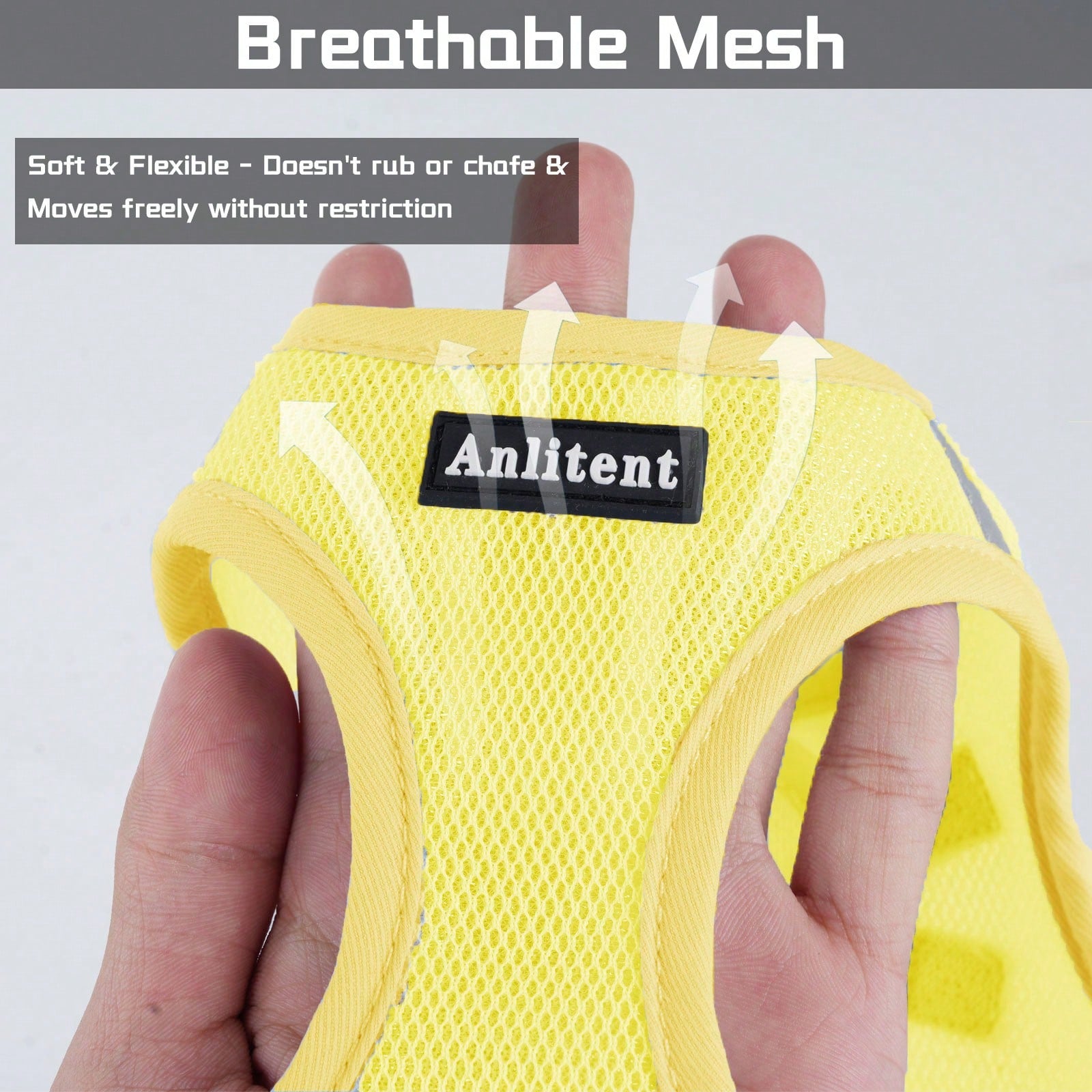 Colorblock reflective no-pull pet harness and 1.5m leash set for cats and small to medium dogs, featuring adjustable straps, breathable mesh, and anti-escape vest design.