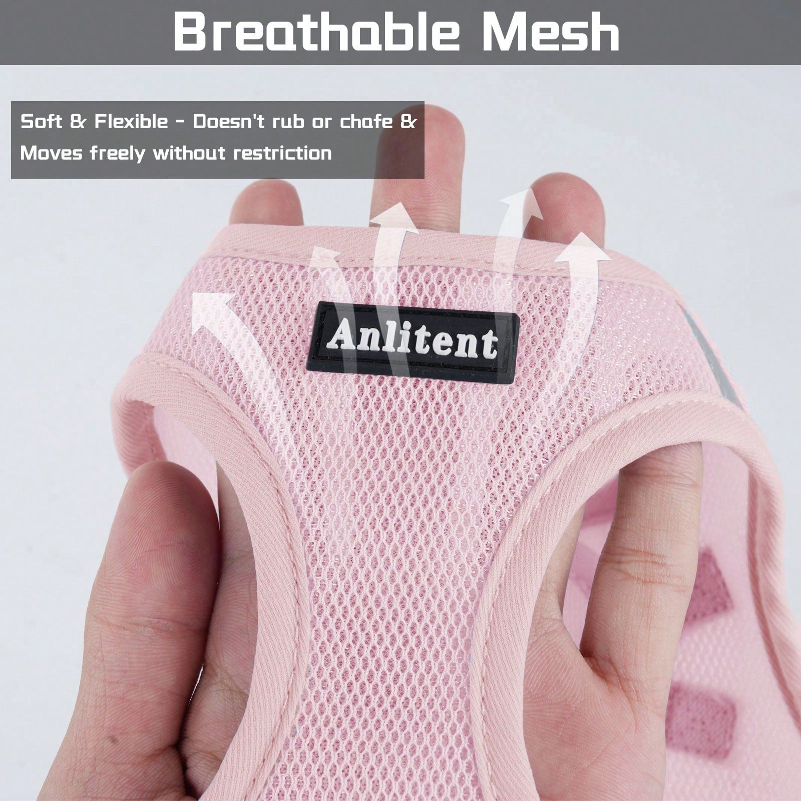 Colorblock reflective no-pull pet harness and 1.5m leash set for cats and small to medium dogs, featuring adjustable straps, breathable mesh, and anti-escape vest design.