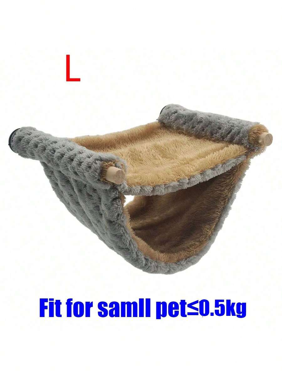 Multicolor soft coral fleece hanging hammock bed designed for hamsters, sugar gliders, and small pets